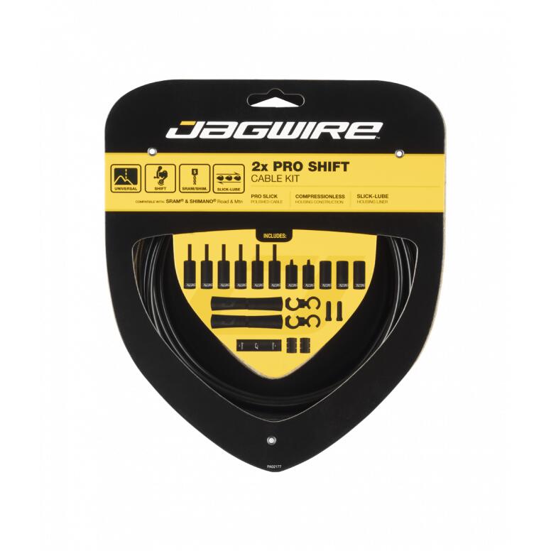 JAGWIRE 2x Pro Shift Kit - czarny