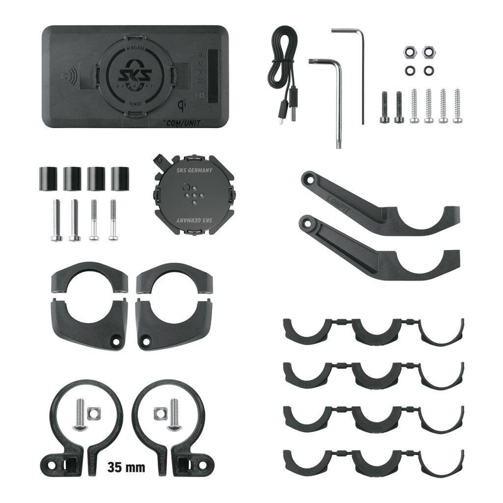 Uchwyt rowerowy na smartfona z powerbankiem SKS Compit