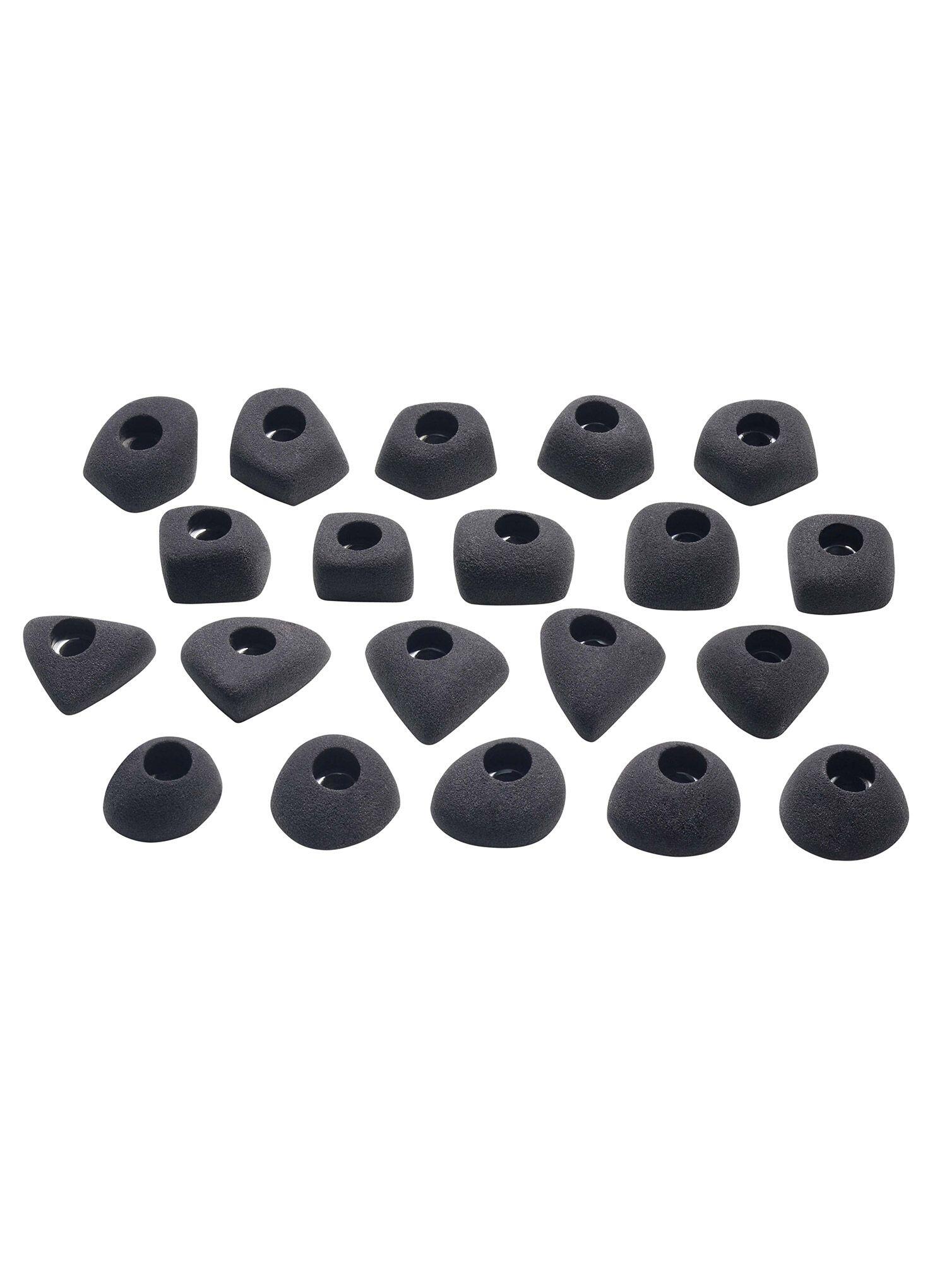 Chwyty wspinaczkowe Ocun Footholds Set 1 Bolt-on - black
