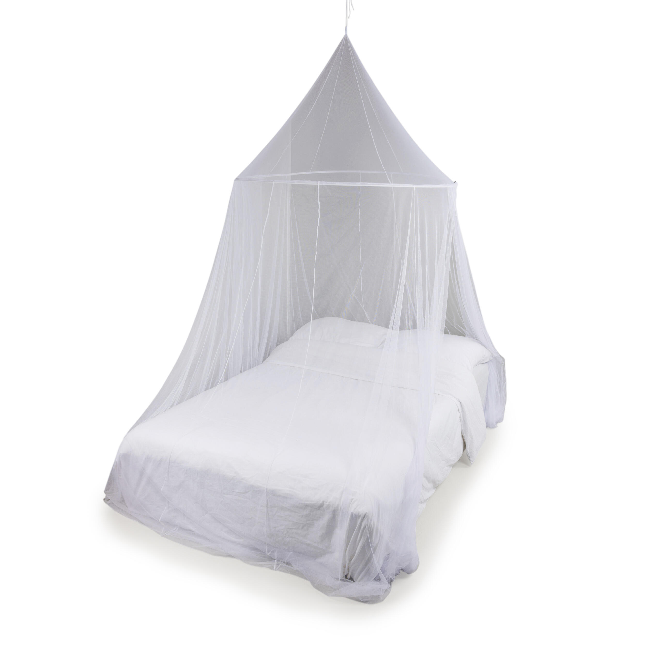 Moskitiera Deconet XL Rondo, Pierścień 120cm, Obwód 13m, Wys. 220cm, biała