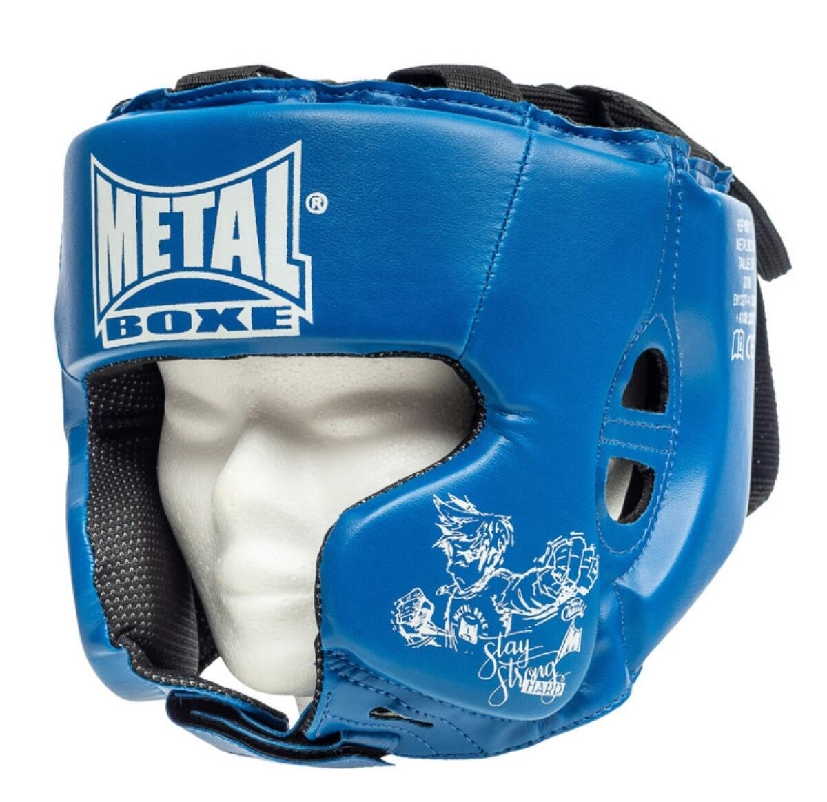 Kask bokserski pu dziecko Metal Boxe