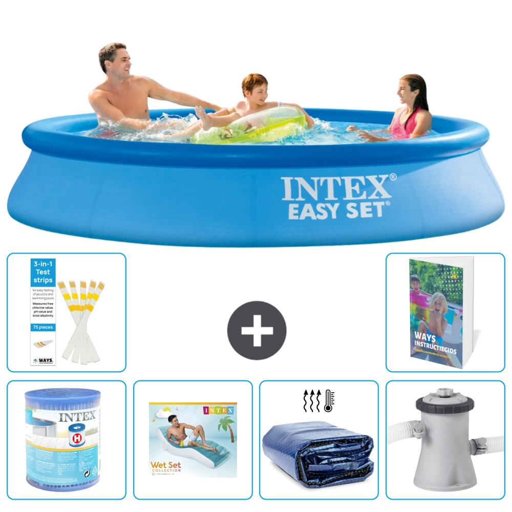 INTEX Basen Easy Set Okrągły - 305x61 cm - 7-częściowy S173