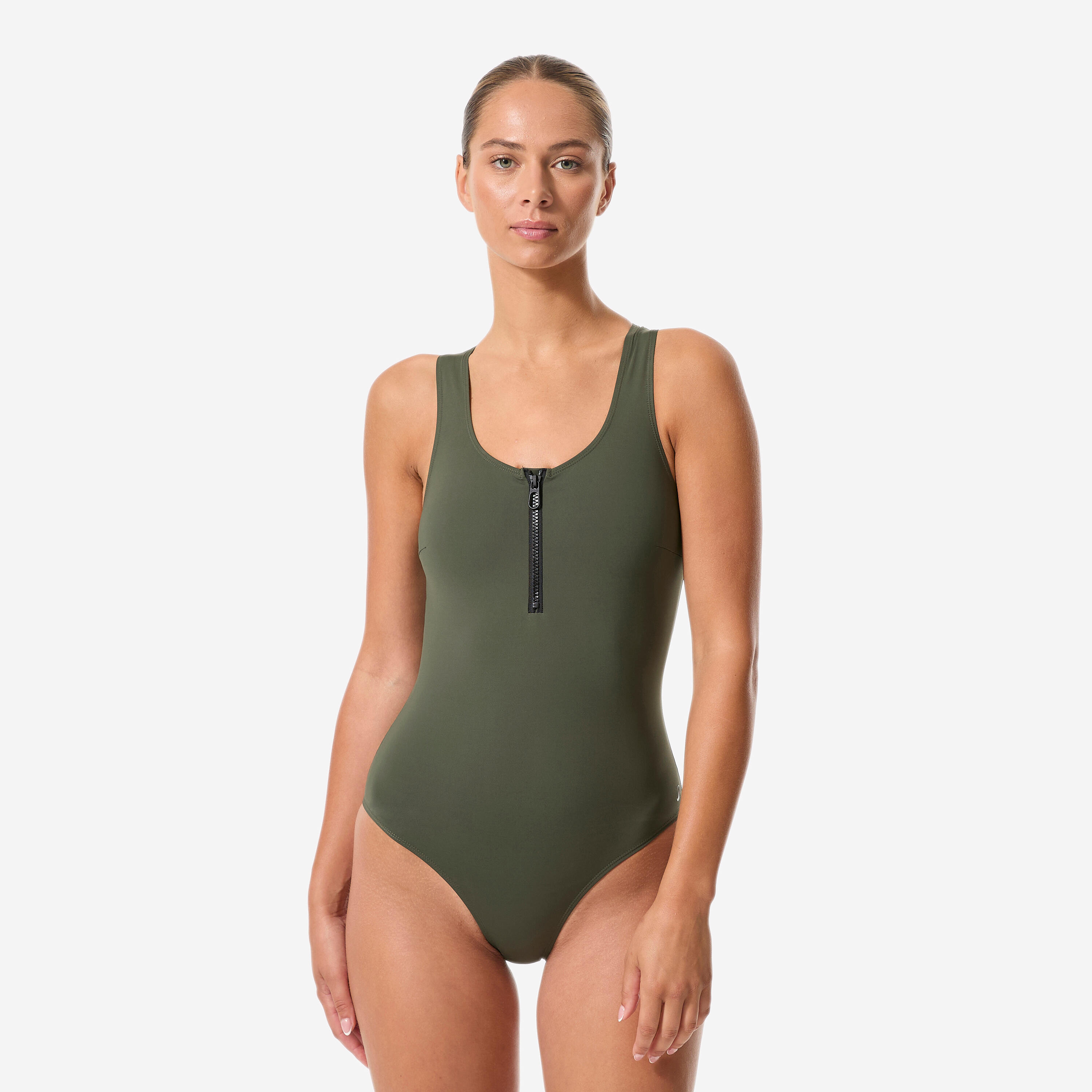 Strój jednoczęściowy do gimnastyki w wodzie/aquabike damski Nabaiji Lio