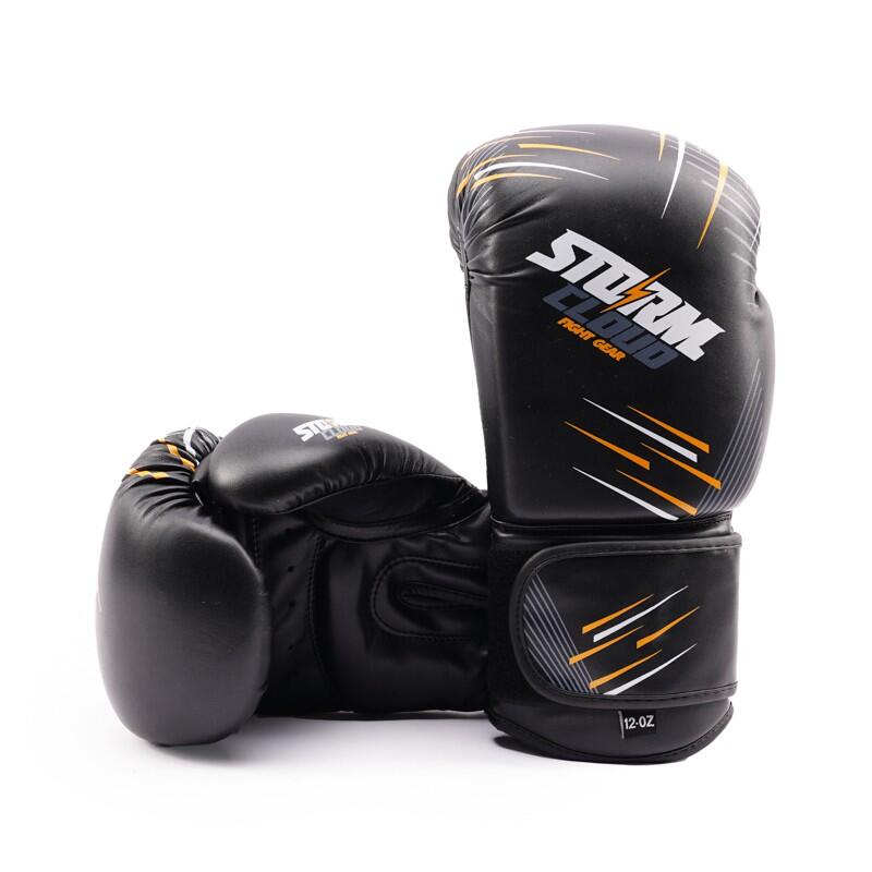 Rękawice bokserskie StormCloud StarFall Czarno-Żółte 16oz