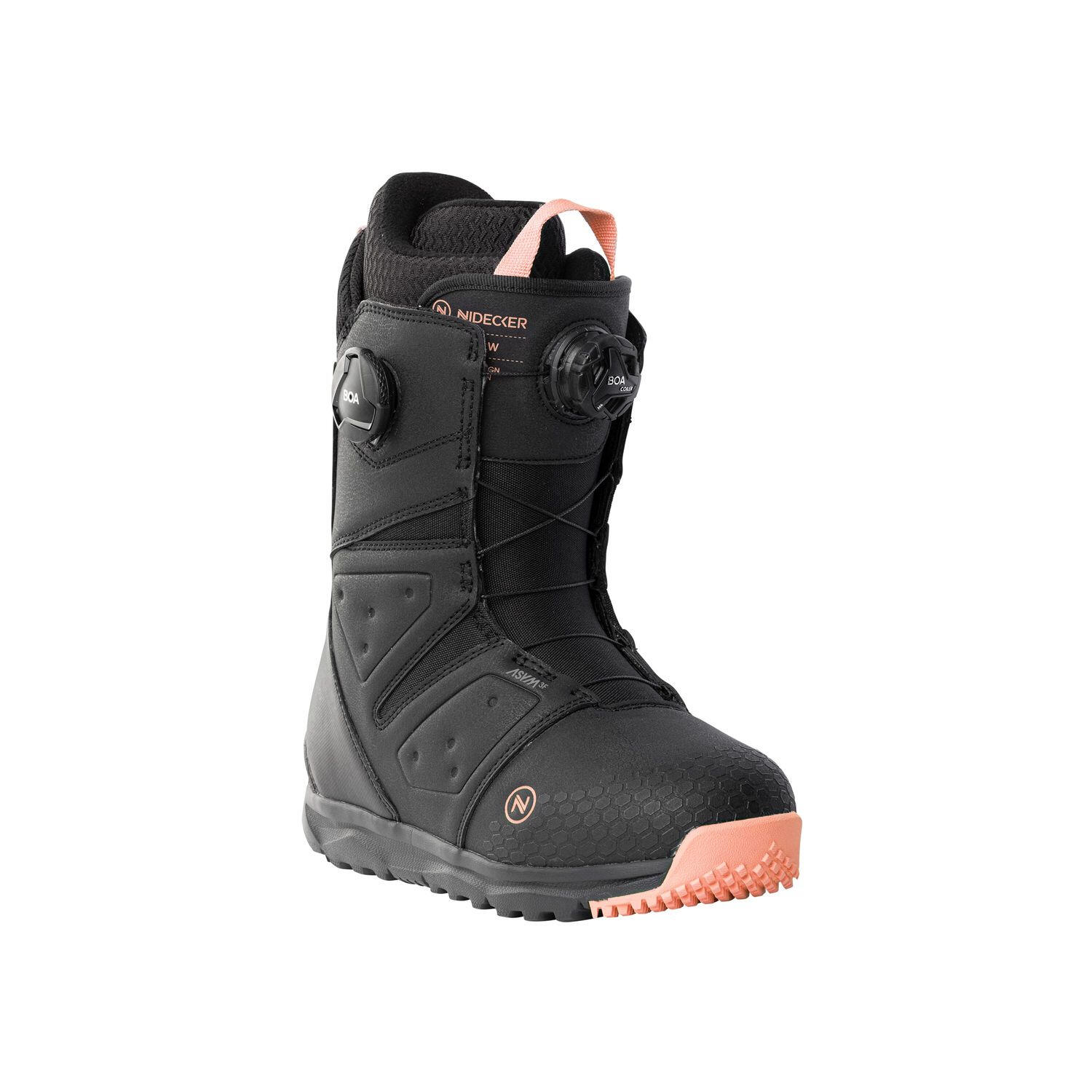 Buty Snowboardowe Damskie Nidecker Altai W Double BOA Black 2024
