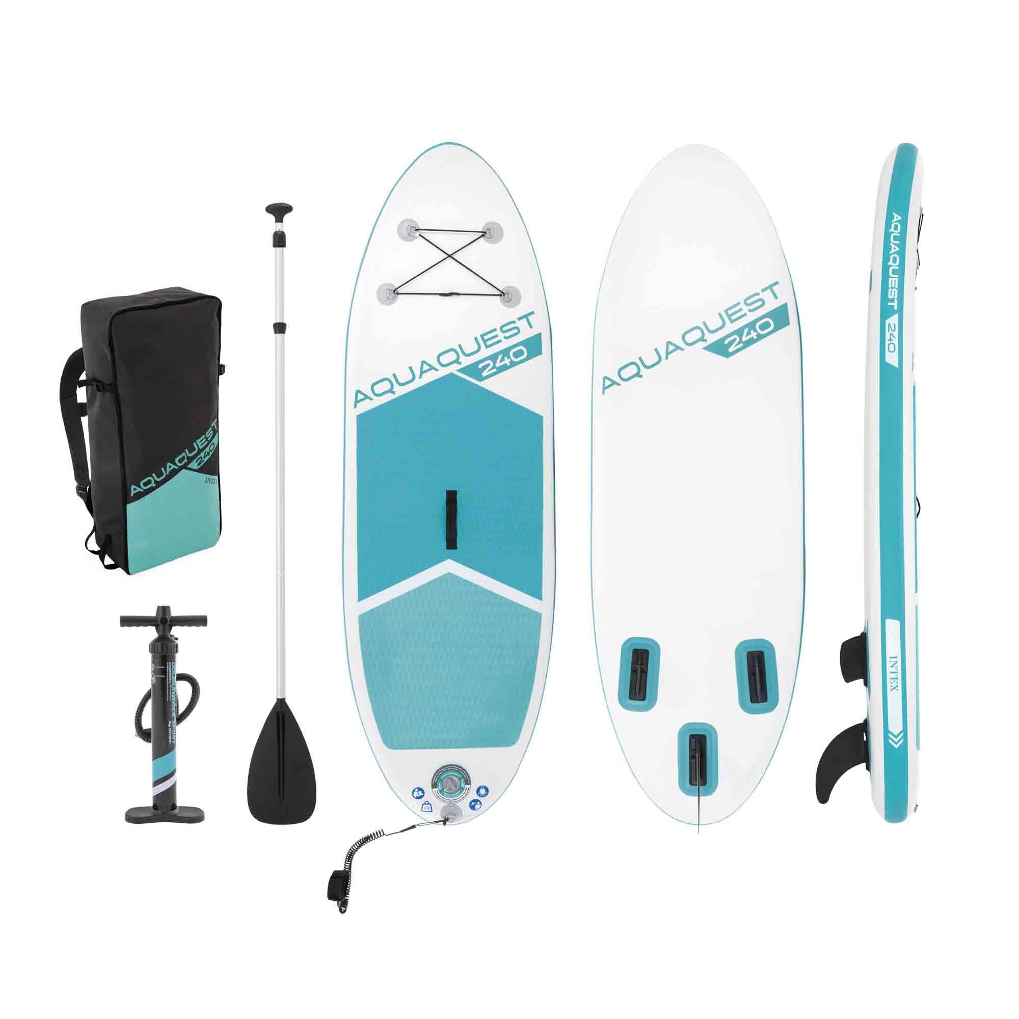 DESKA SUP INTEX QUEST 240 8.0 MAŁY dla dzieci (maks. 90 kg)