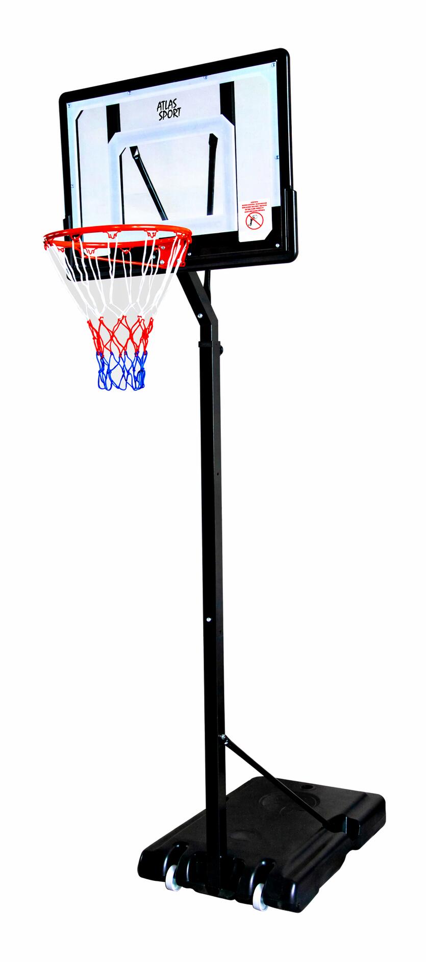 Kosz do koszykówki zestaw regulowany 034 260 cm Atlas Sport