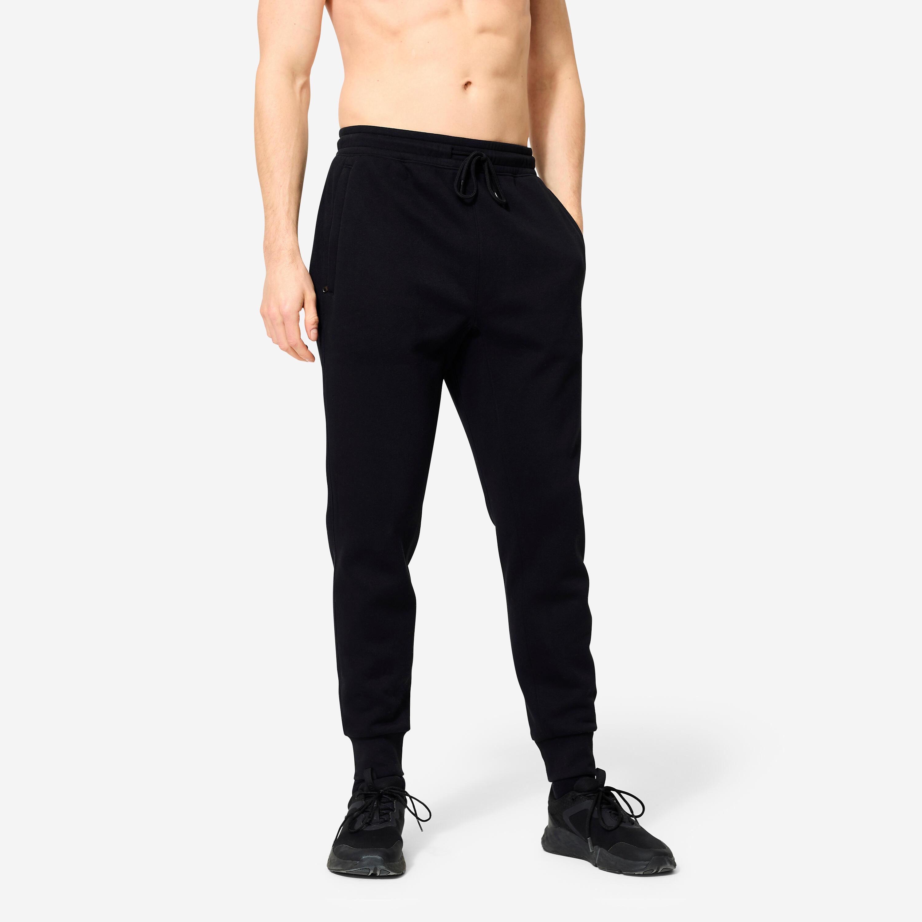 Spodnie fitness męskie Domyos Gym & Pilates slim
