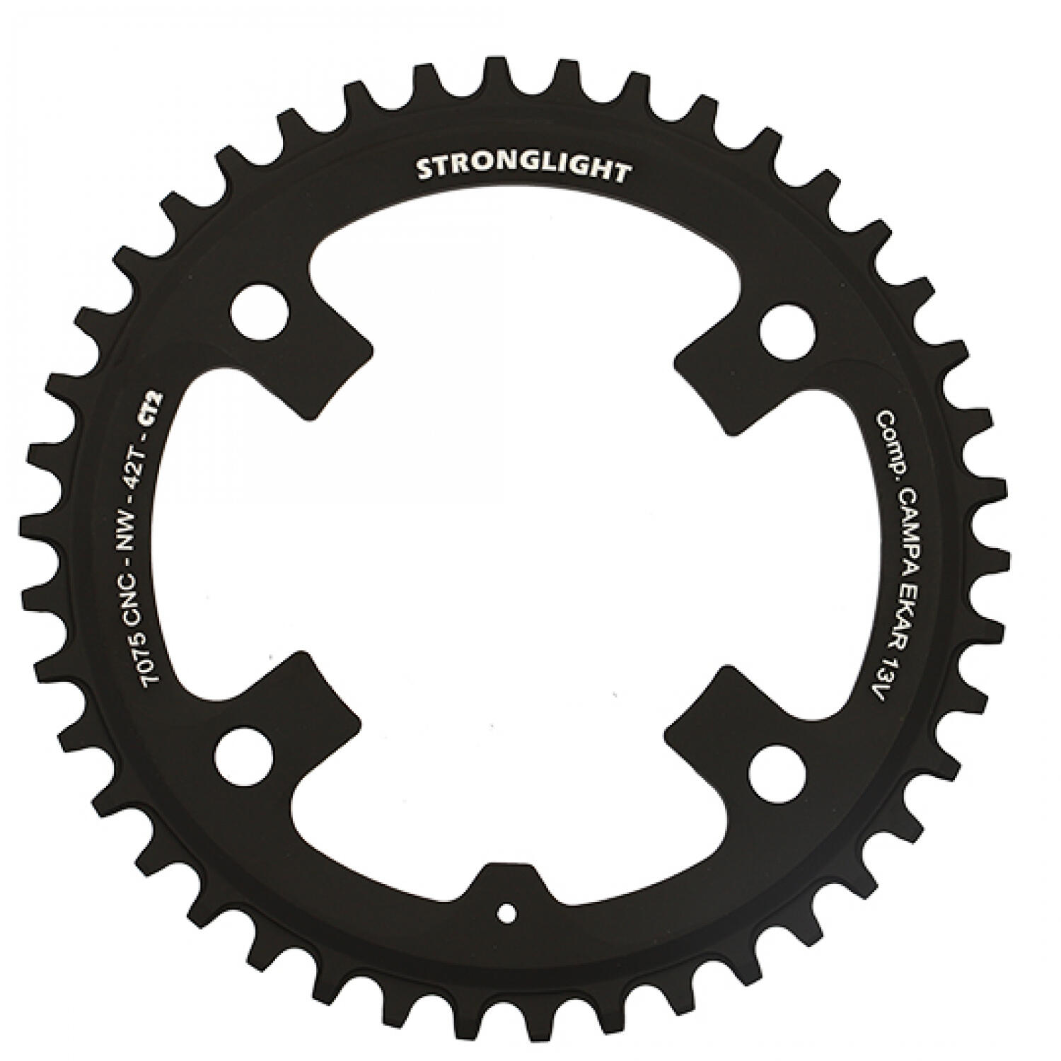 Taca gravel 4 branches Stronglight Campagnolo Ekar Ct2 38Dts Mono 13V.