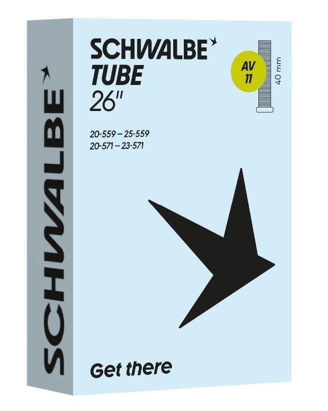 Dętka Schwalbe AV11 26 ETRTO 20/25-559/571, zawór Auto 40 mm