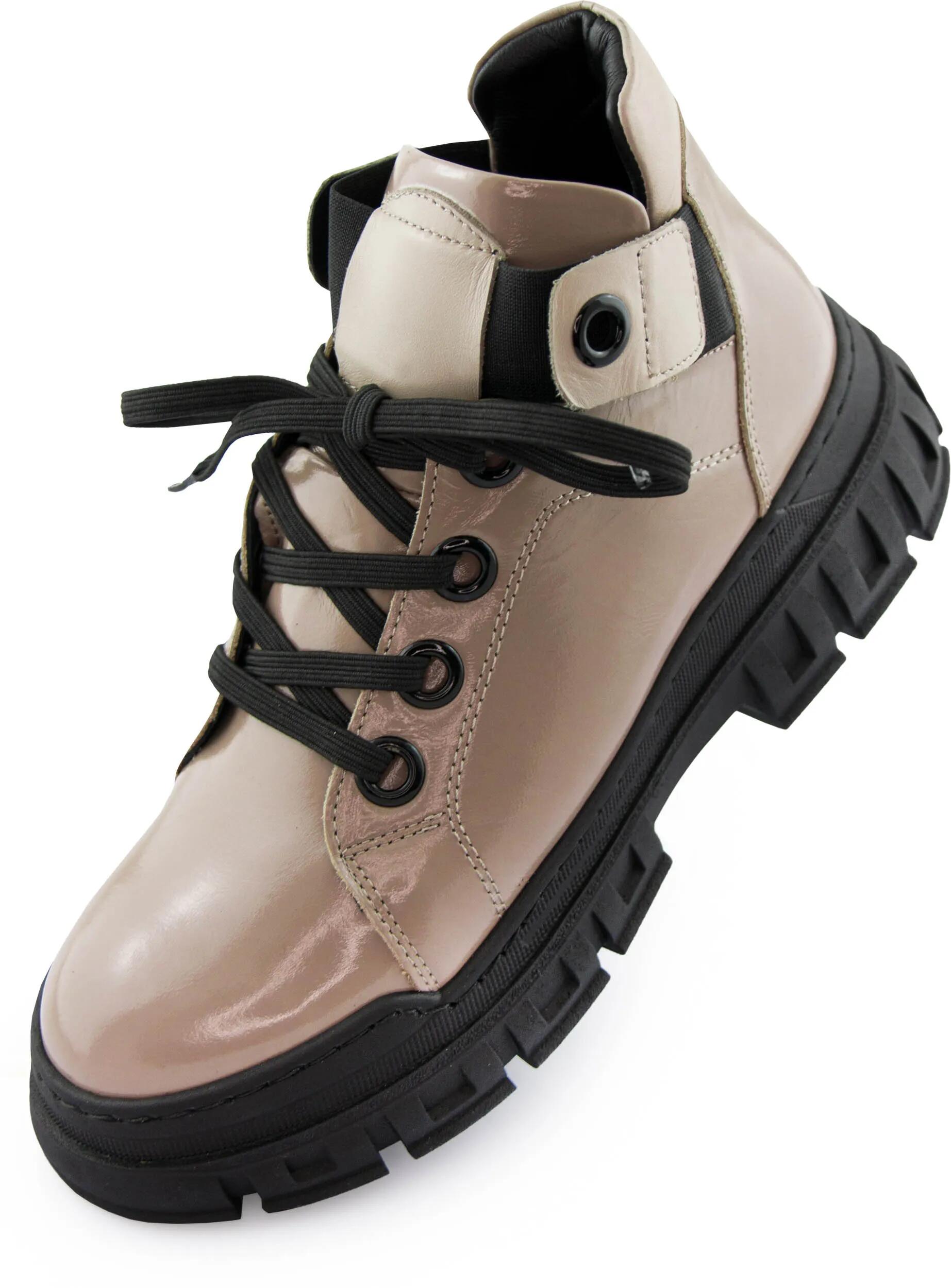Buty damskie skórzane Nell 157 beżowe