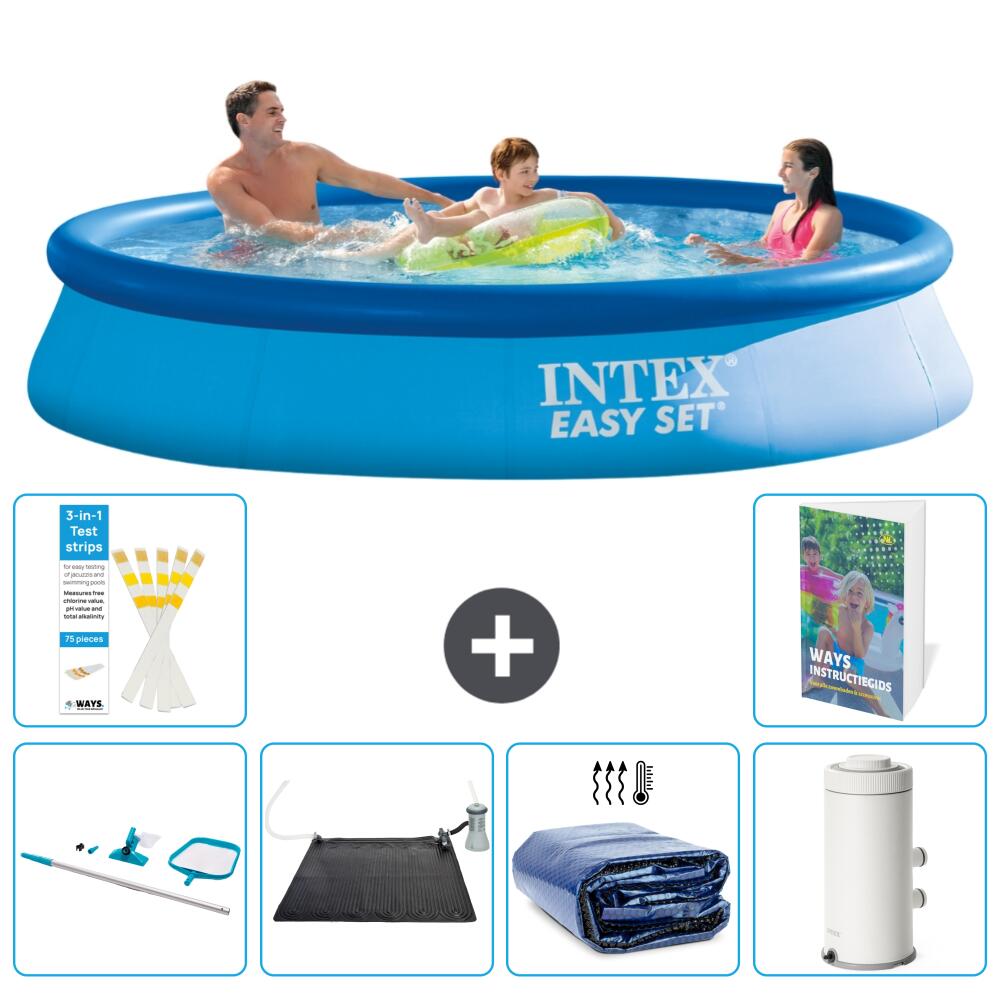 INTEX Basen Easy Set Okrągły - 366x76 cm - 7-częściowy S61