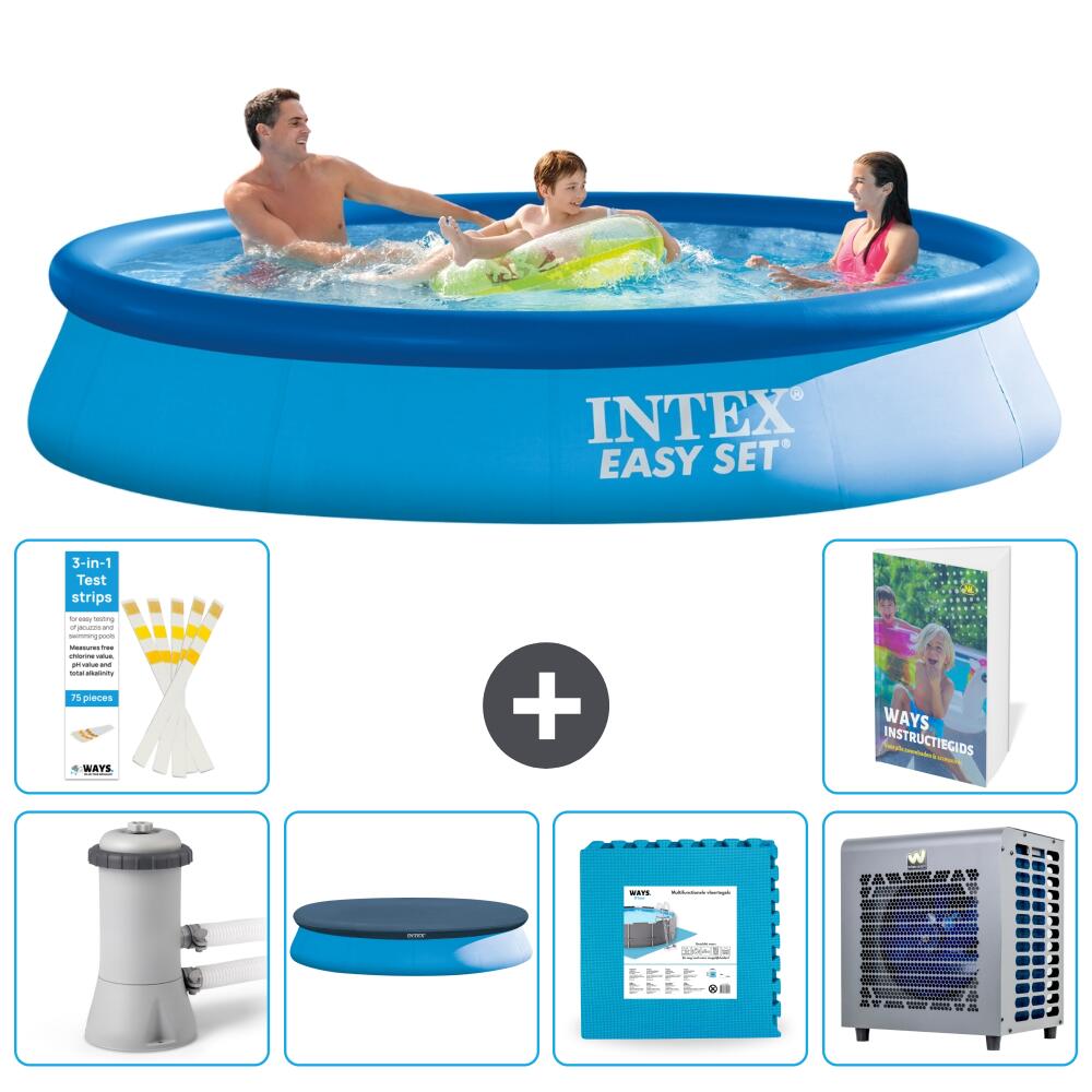 INTEX Basen Easy Set Okrągły - 366x76 cm - 7-częściowy S290