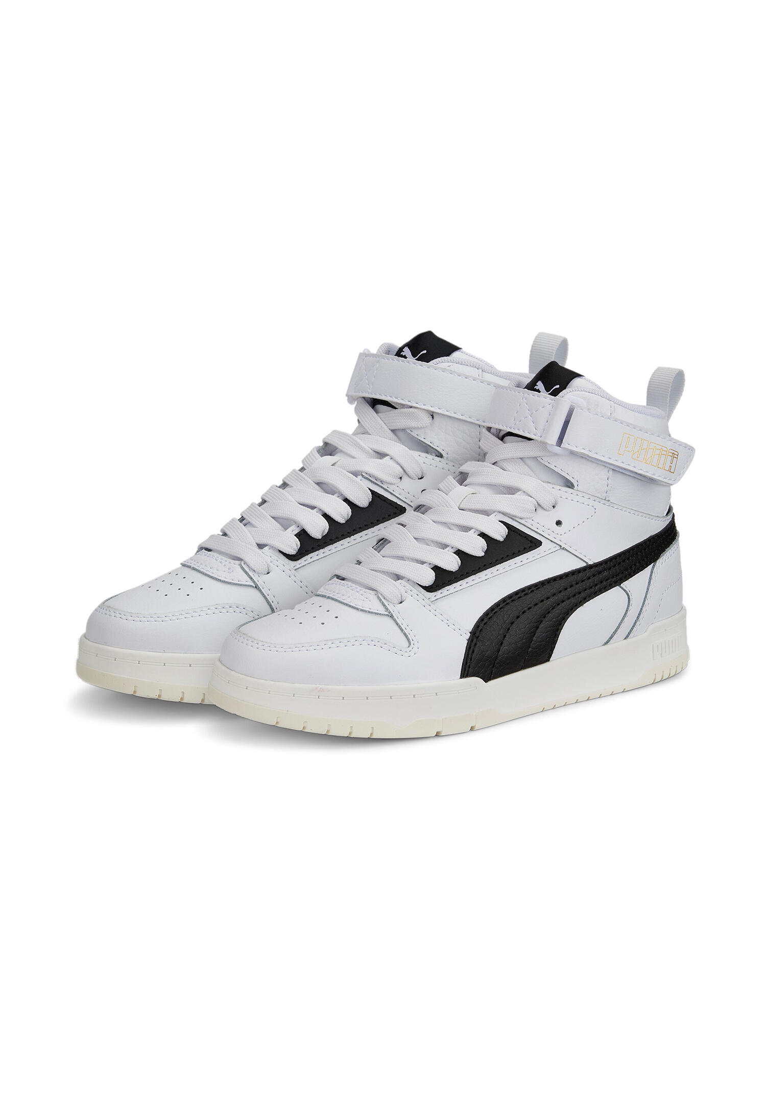 Buty Chłopak Puma Rebound Game złocony