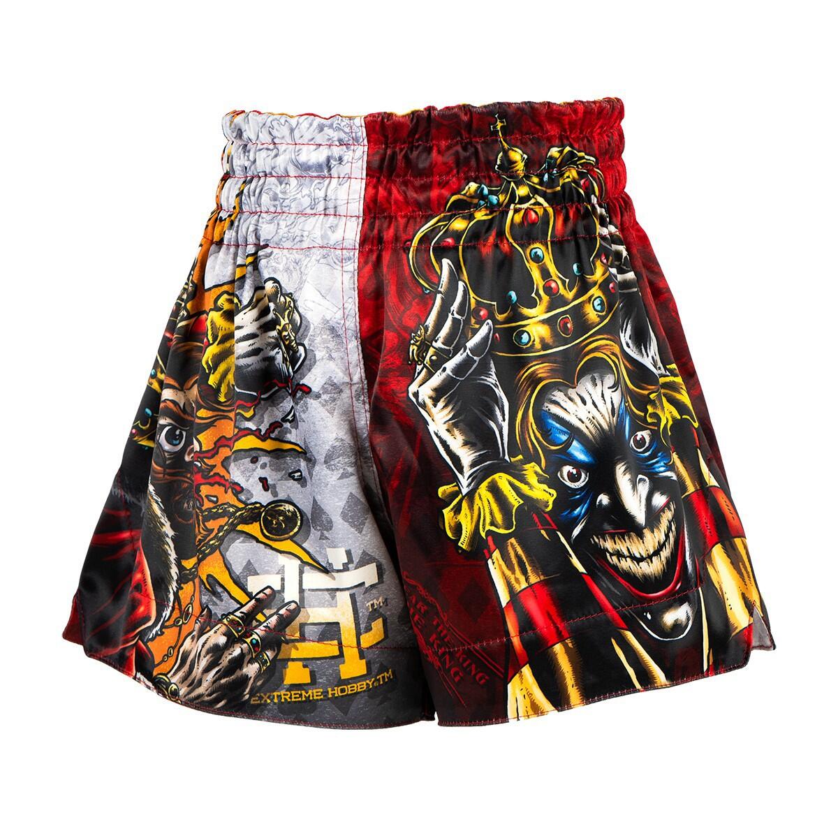 Spodenki Muay Thai dziecięce EXTREME HOBBY KILLER CARDS
