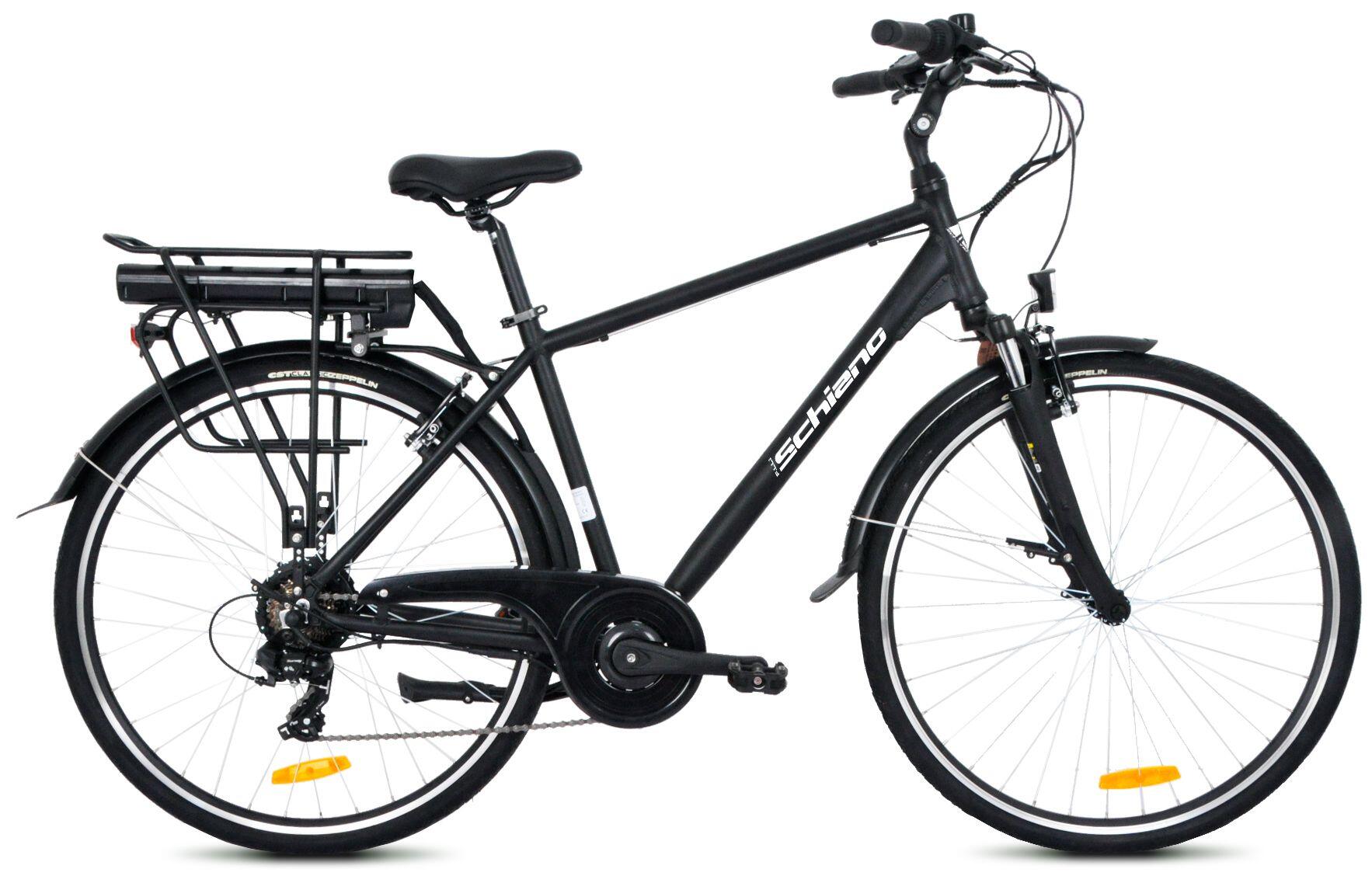 Rower elektryczny miejski męski 28” aluminiowy widelec amortyzowany 10,4 Ah