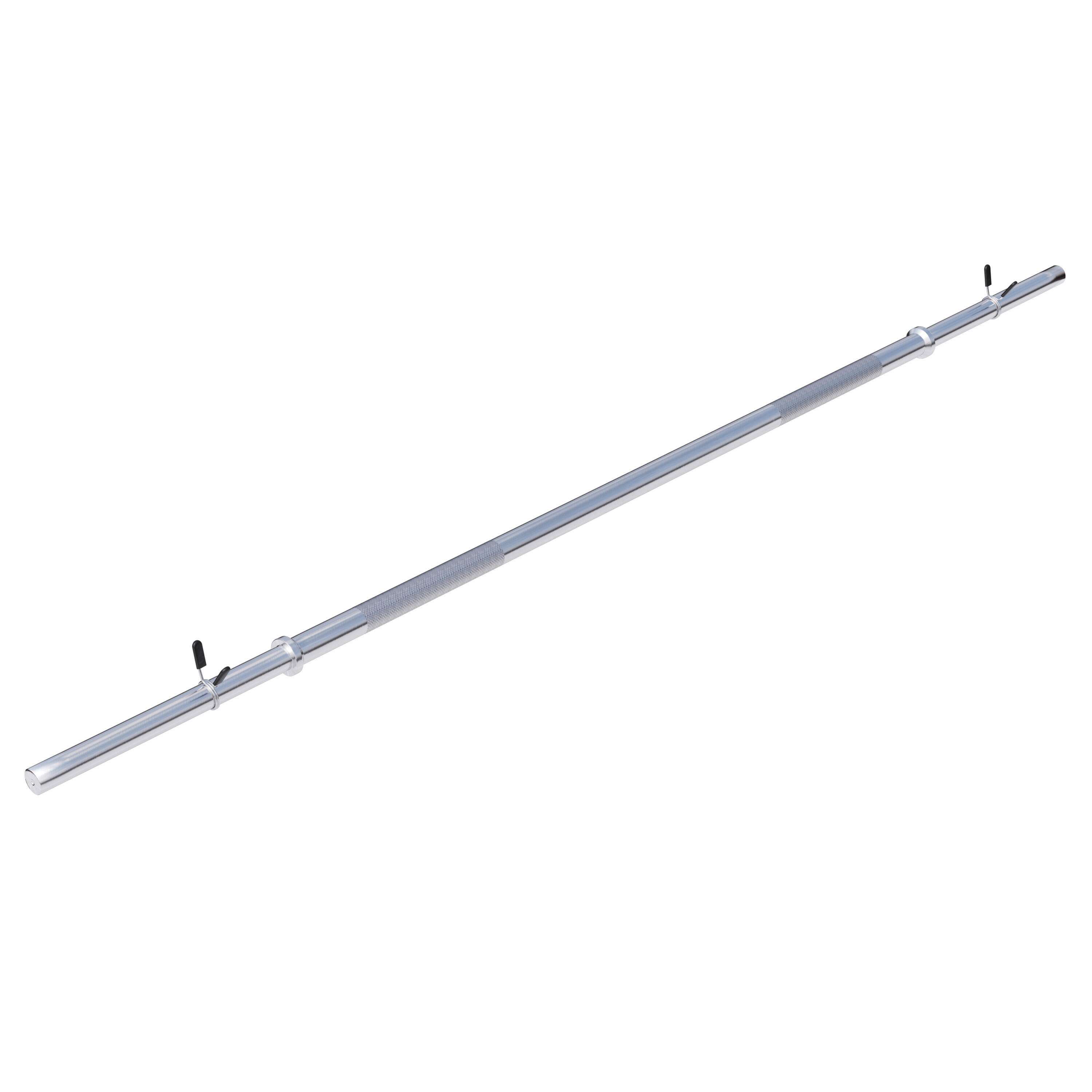 Gryf prosty 170 cm 31 mm 9 kg pełna stal chrom Gorilla Sports zatrzaskowy 200 kg