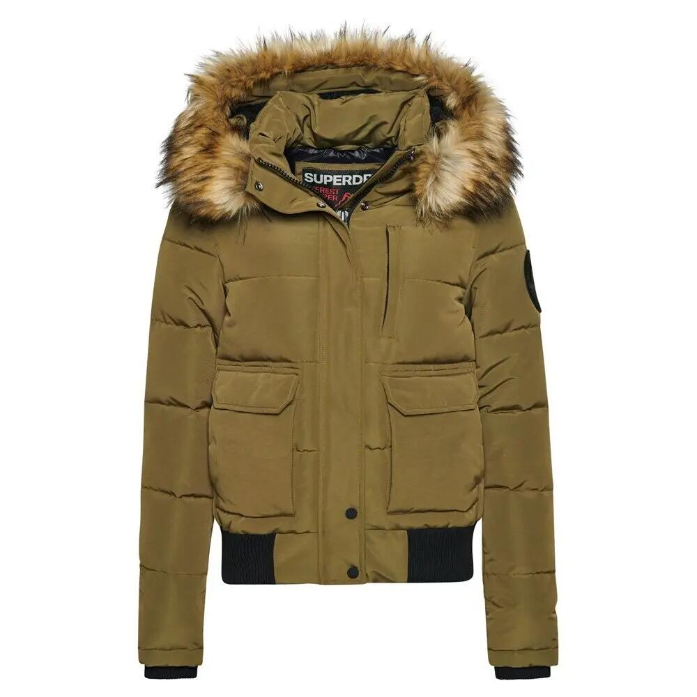 Damska ocieplana kurtka z kapturem Superdry Everest