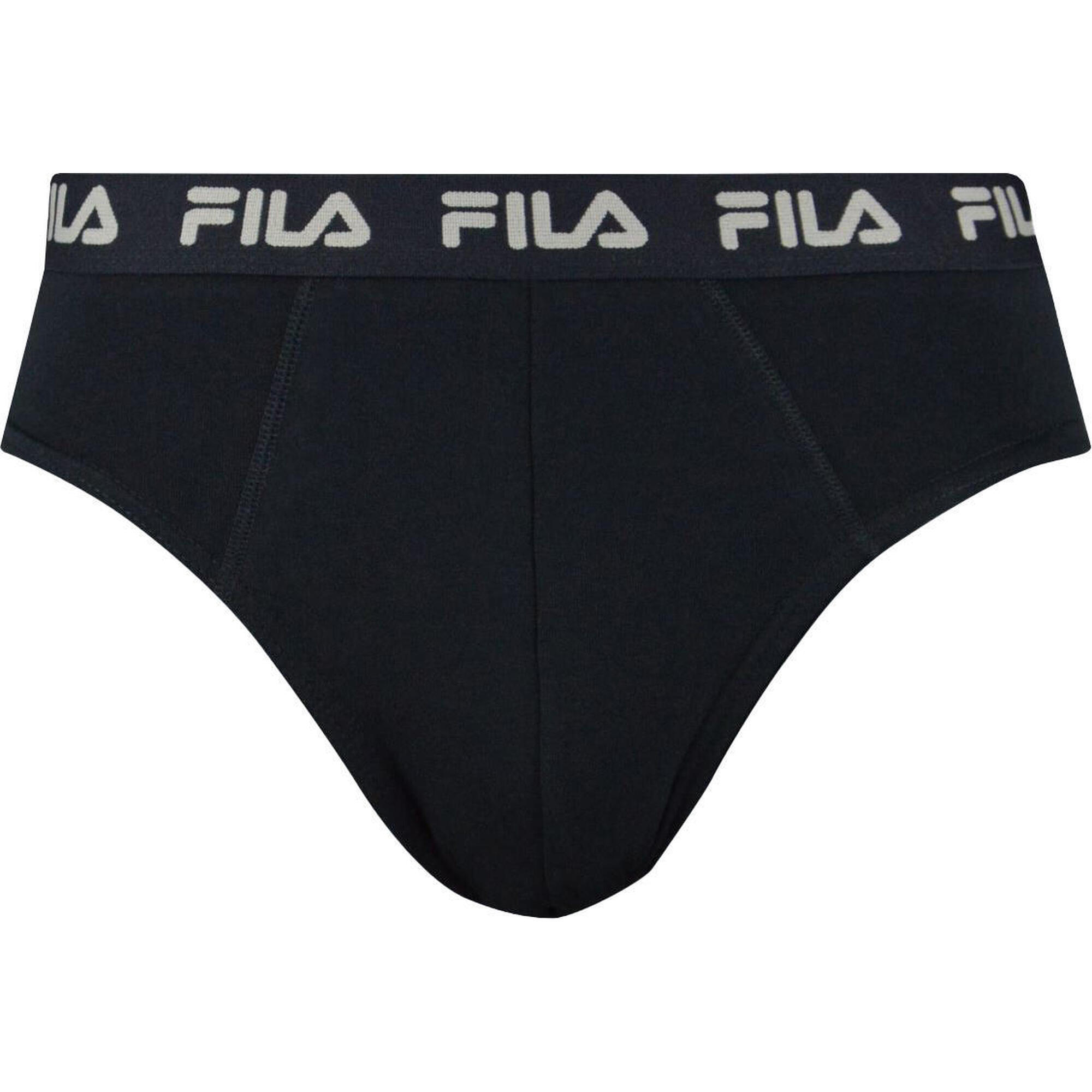 Fila Męskie slipy 1 szt. Czarny S
