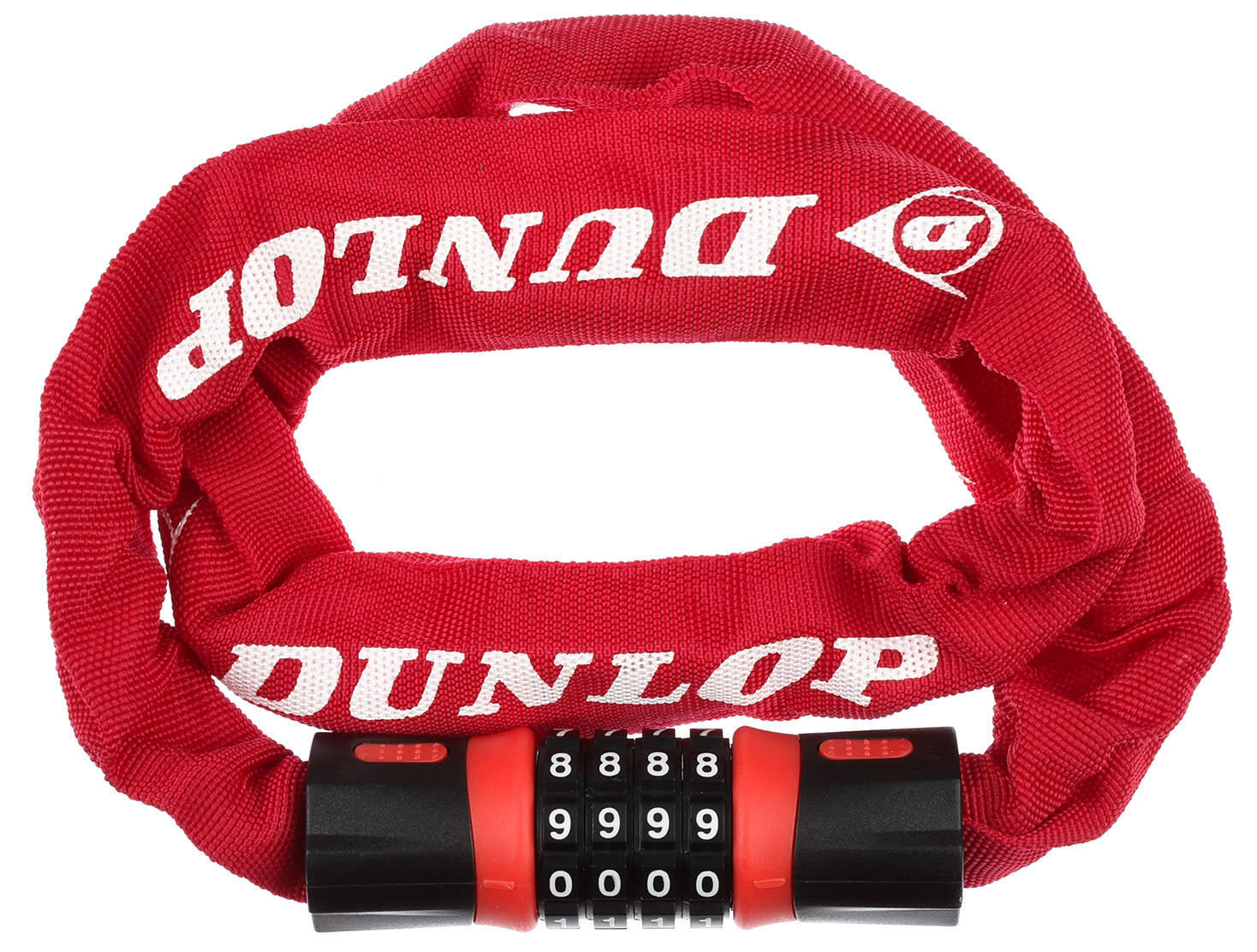 Zapięcie do roweru łańcuch blokada rowerowa na szyfr DUNLOP