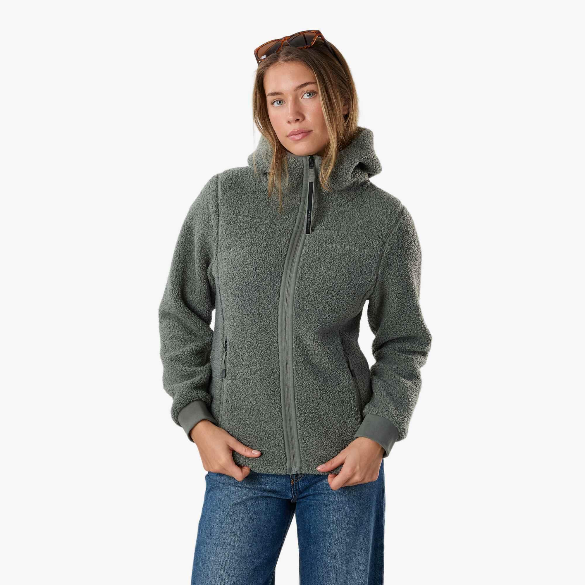 Bluza Polarowa Wędrówki Kobieta Lofoten Szybkoschnący