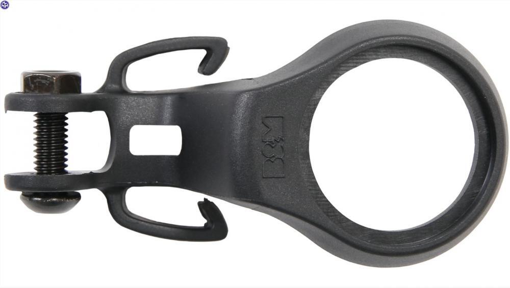Busch + Müller Uchwyt lampy 471B plastik czarny