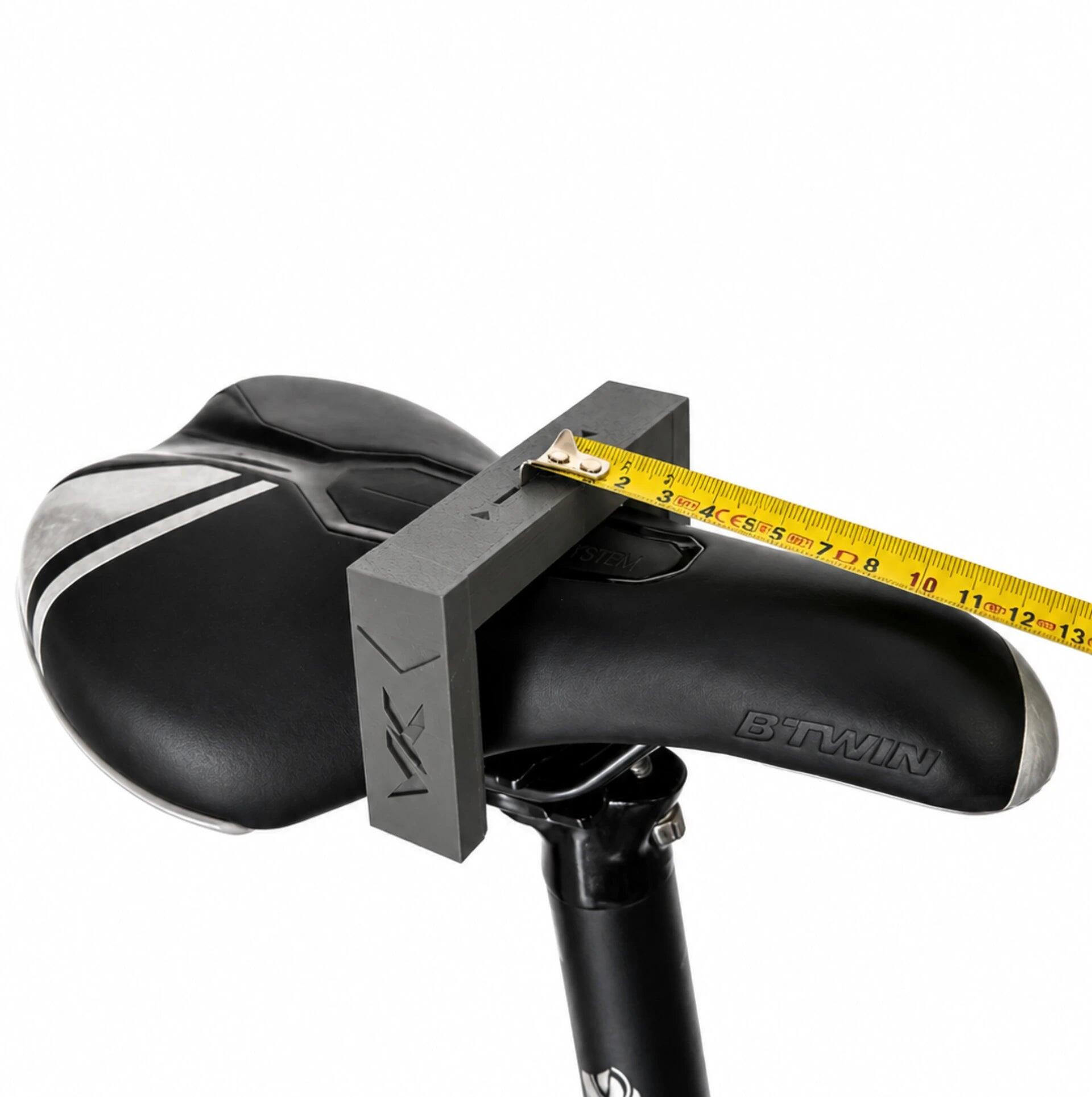 Narzędzie do pomiaru i pozycjonowania siodełka rowerowego bike fitting