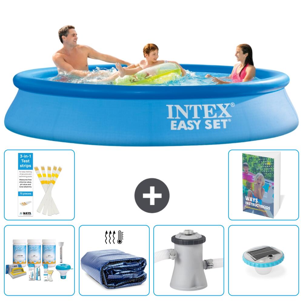 INTEX Basen Easy Set Okrągły - 305x61 cm - 7-częściowy S160