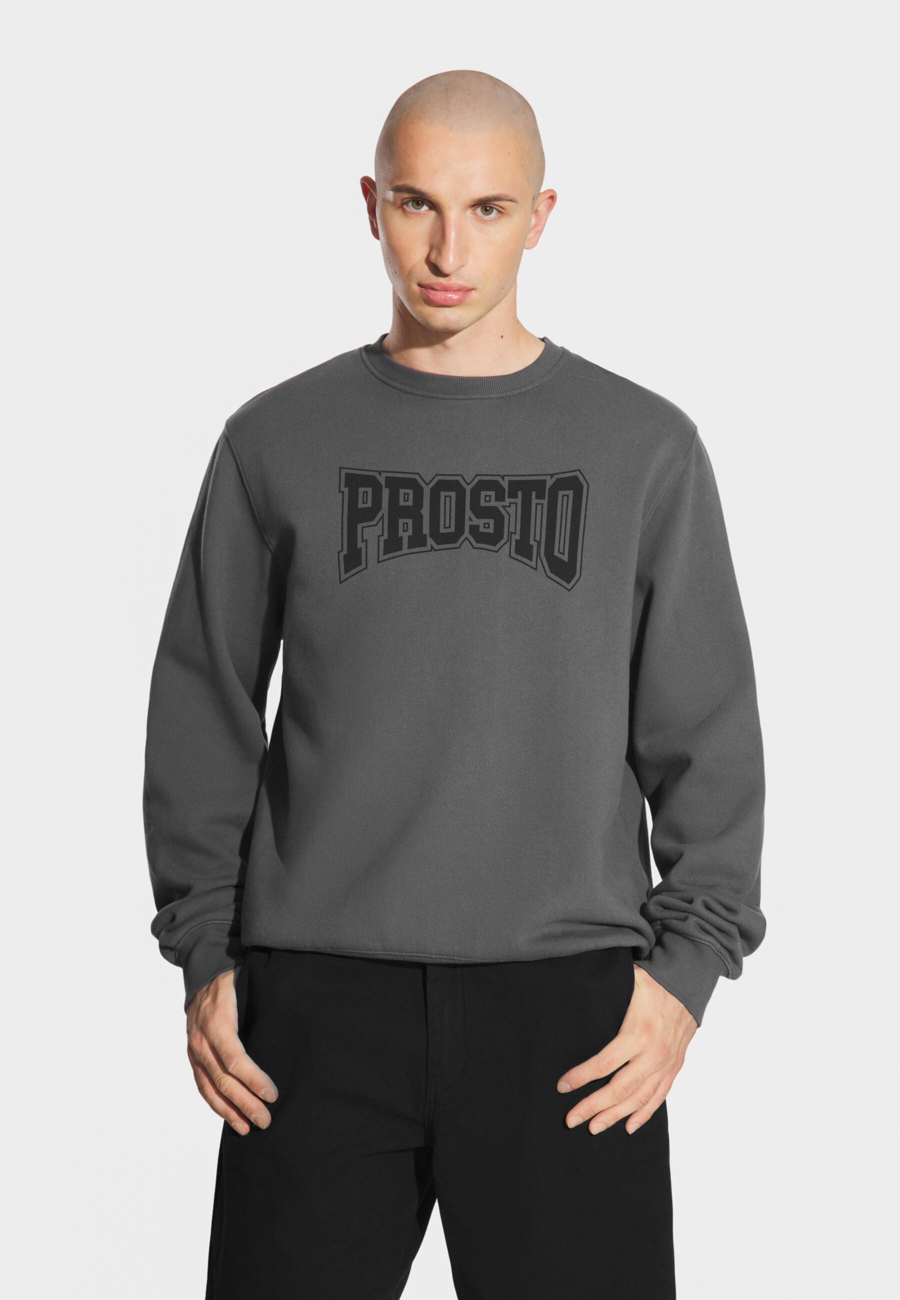 Bluza sportowa męska Prosto College bez kaptura