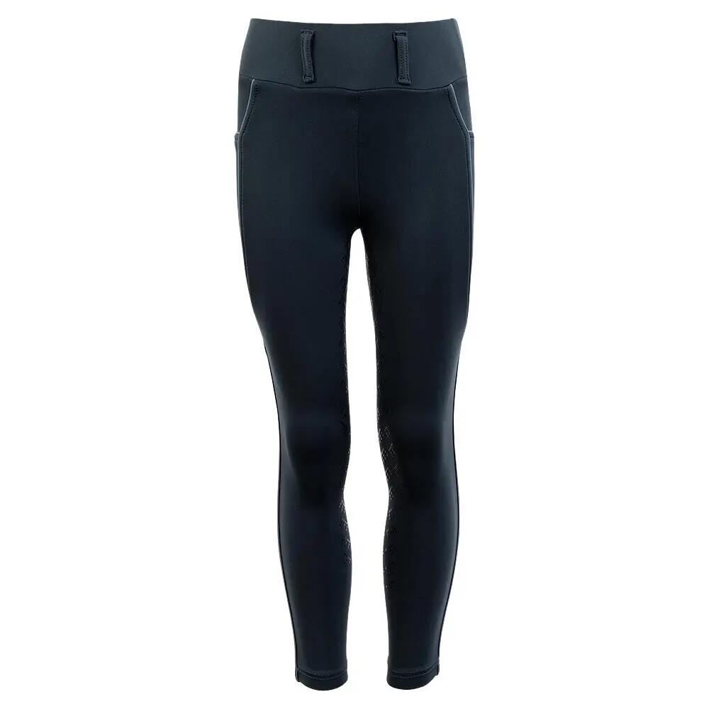 Dziewczęce legginsy jeździeckie BR Equitation full grip Mini