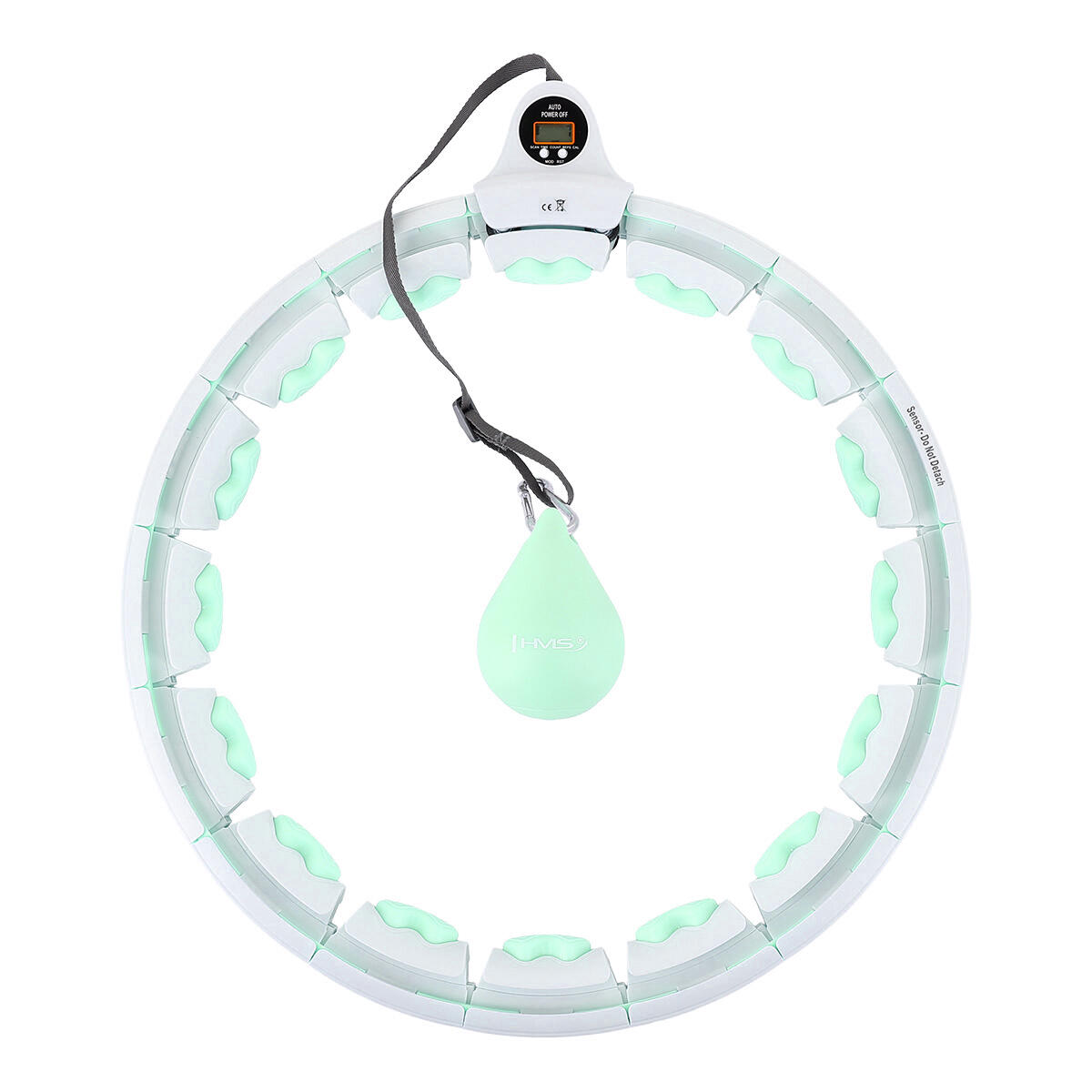 Hula hop regulowane HMS HHW06 z obciążeniem i licznikiem LCD