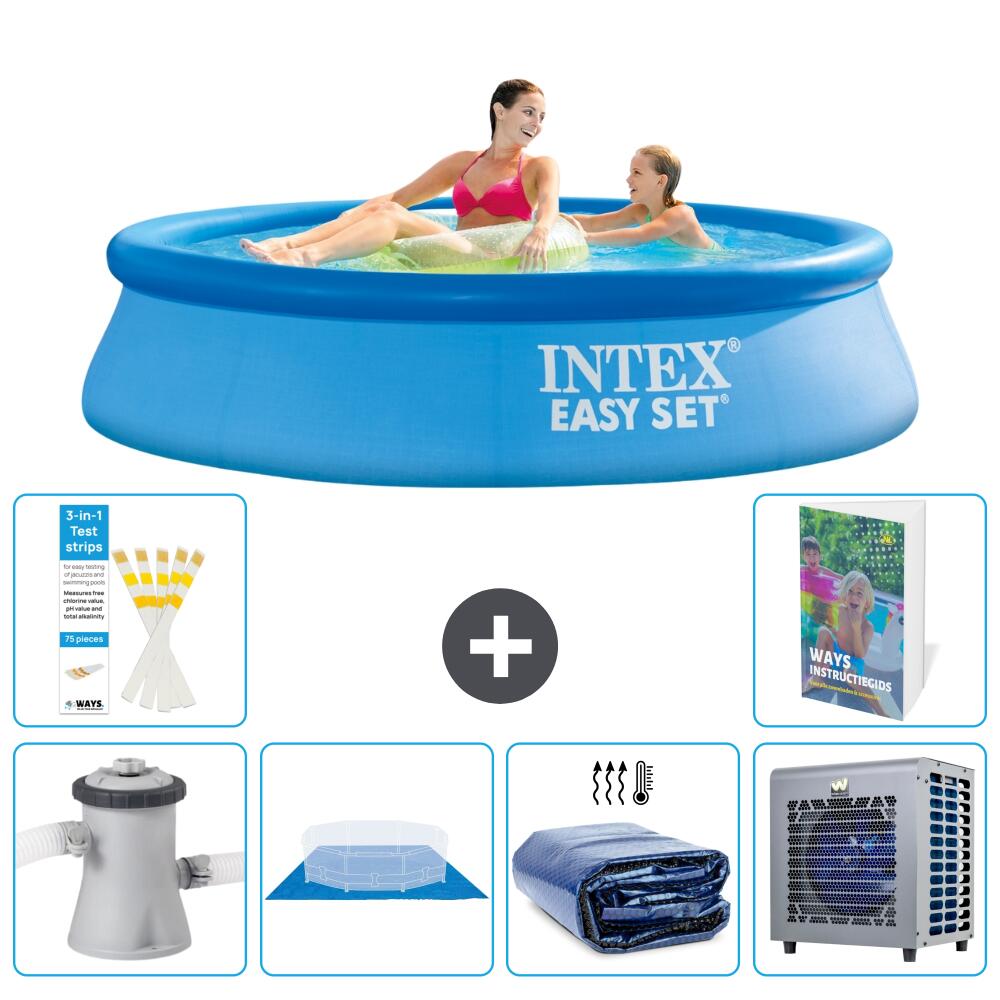 INTEX Basen Easy Set Okrągły - 244x61 cm - 7-częściowy S278