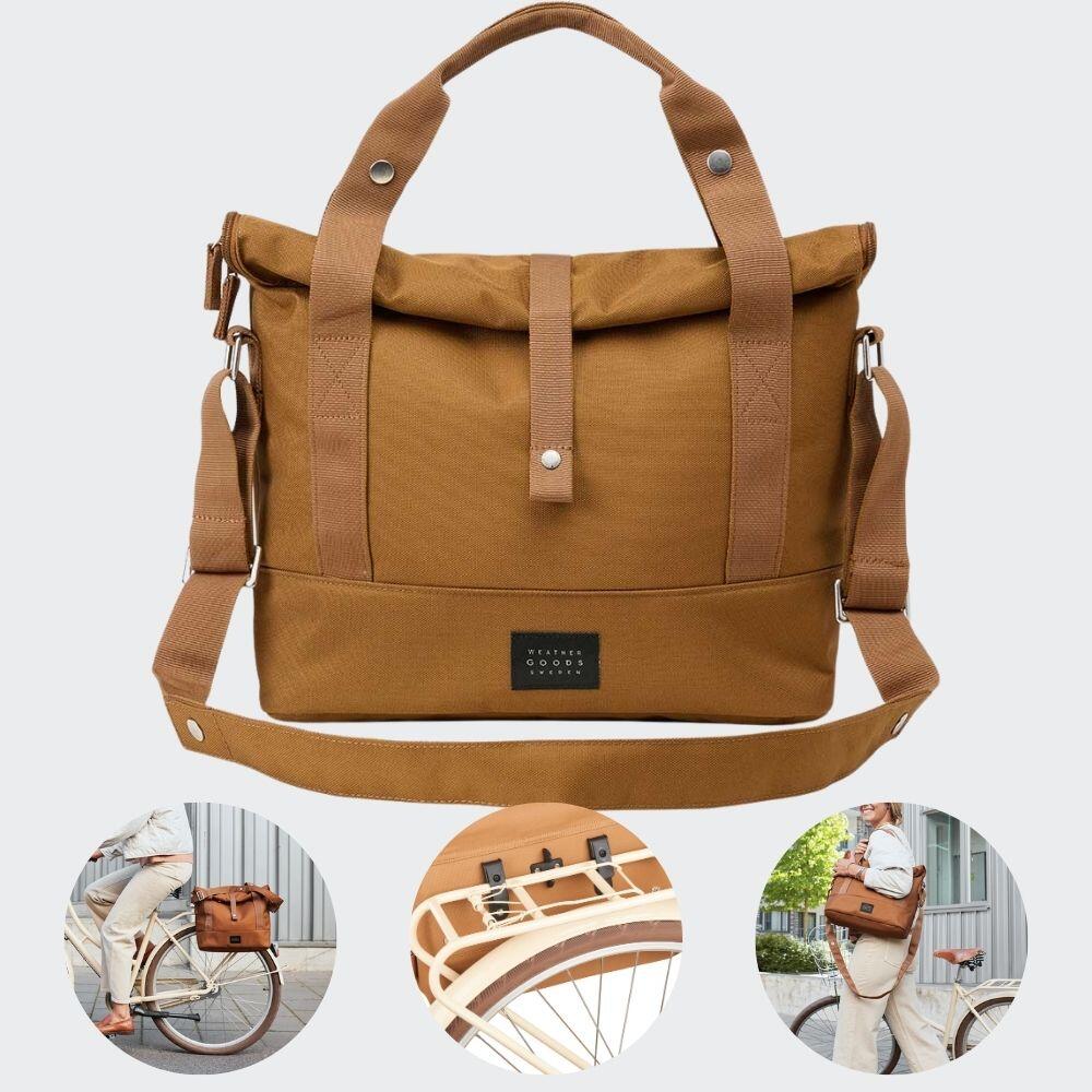 Weathergoods Sweden torba na ramię na rower CITY toffi