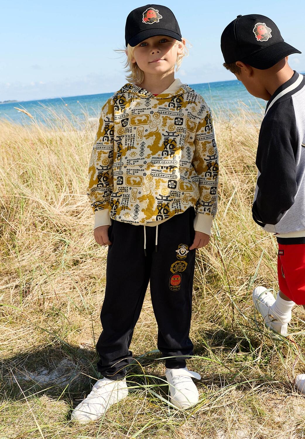Spodnie Dresowe Dziecięce LEGO Ninjago Pino207 Czarne
