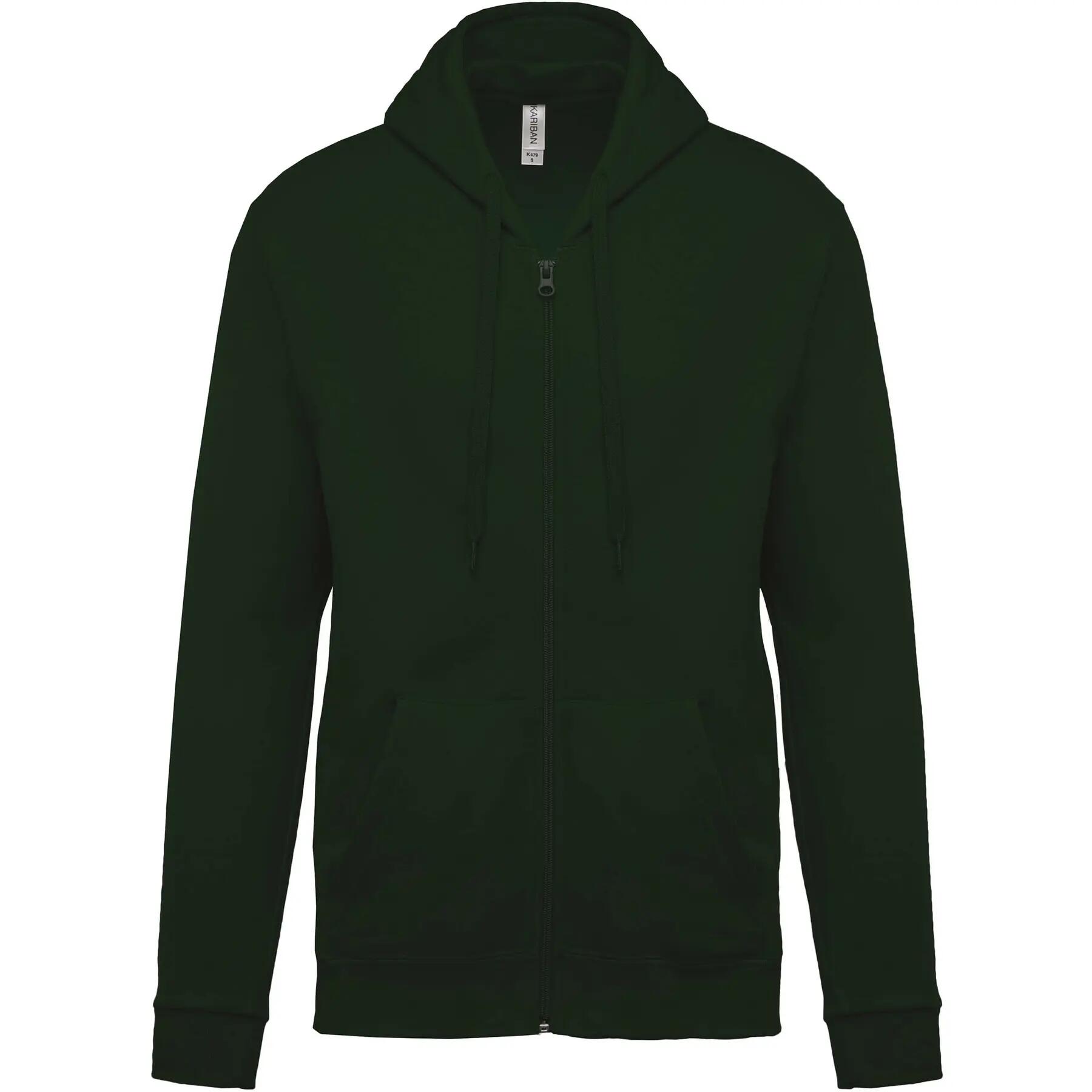 Bluza z kapturem na zamek Kariban Molleton