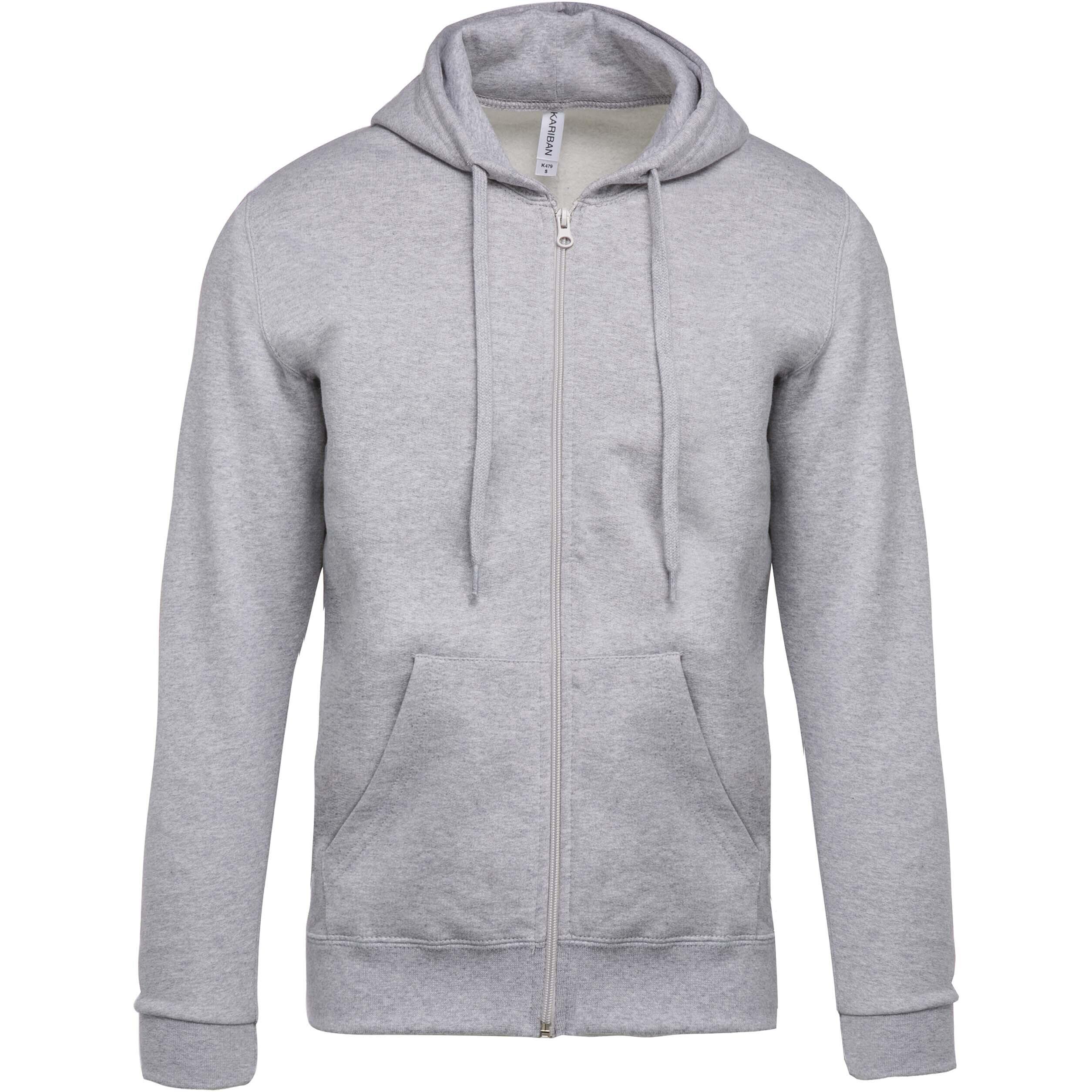 Bluza z kapturem na zamek Kariban Molleton