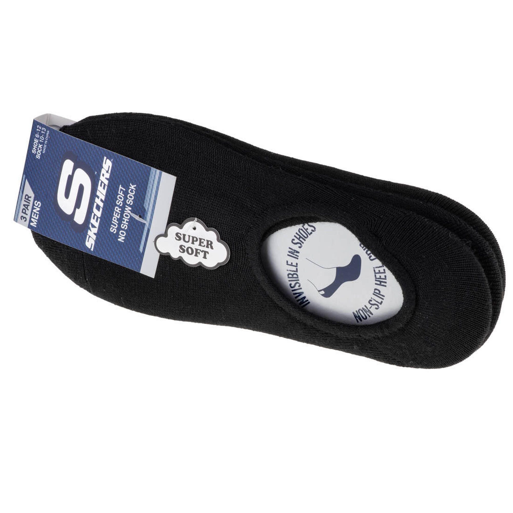 Skechers 3pk Womens Perf Grey Color Pop  damskie  Fitness  skarpetki  Czarne