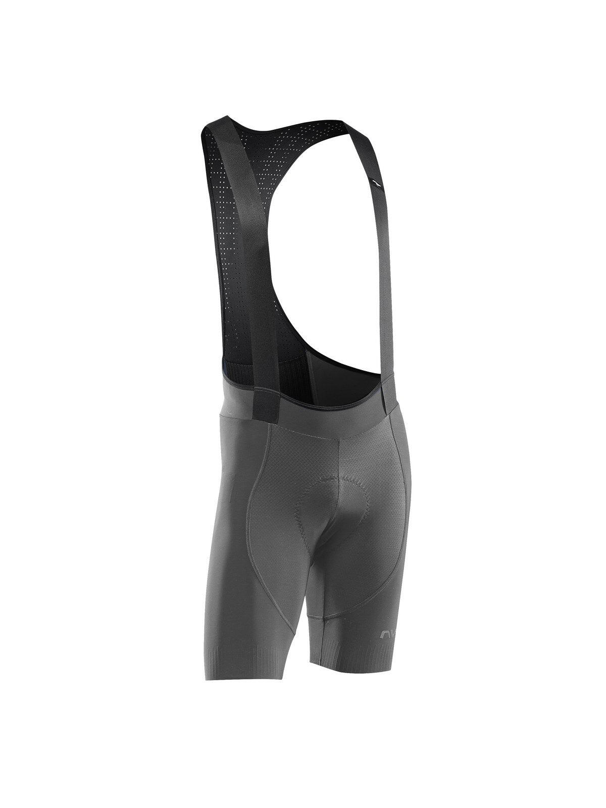 Spodenki rowerowe szosa gravel NORTHWAVE Fast Bib szary