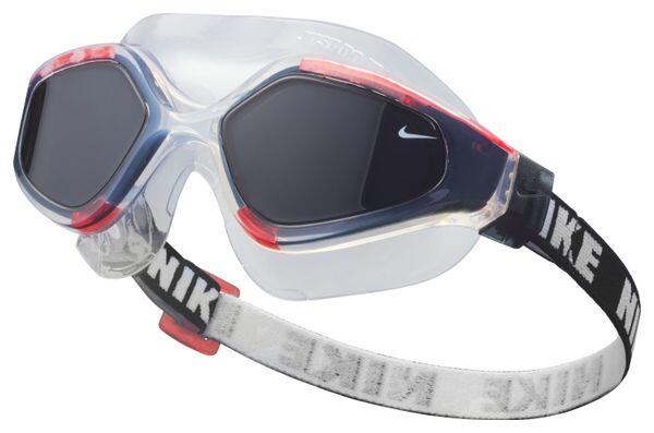 Okulary pływackie Nike Expanse Swim Mask bezbarwno-czerwone NESSC151-620 OS