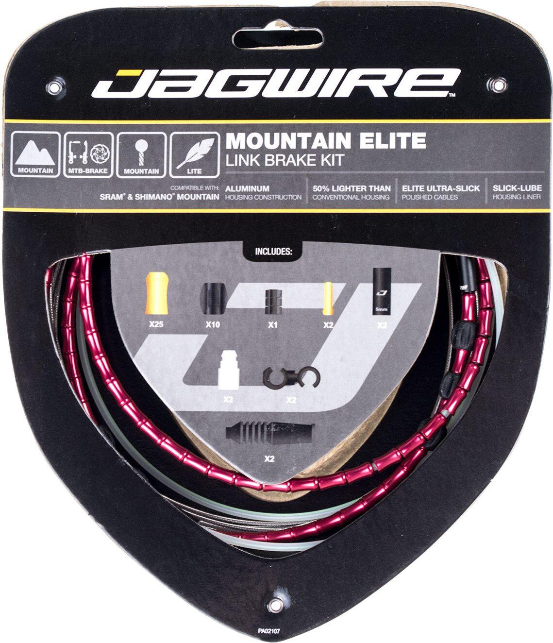 JAGWIRE Mountain Elite Link zestaw hamulcowy - czerwony