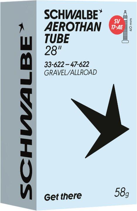 Aerothan Tube (SV17-AE) - Gravel / All Road - 28'' (33/47-622) - Presta