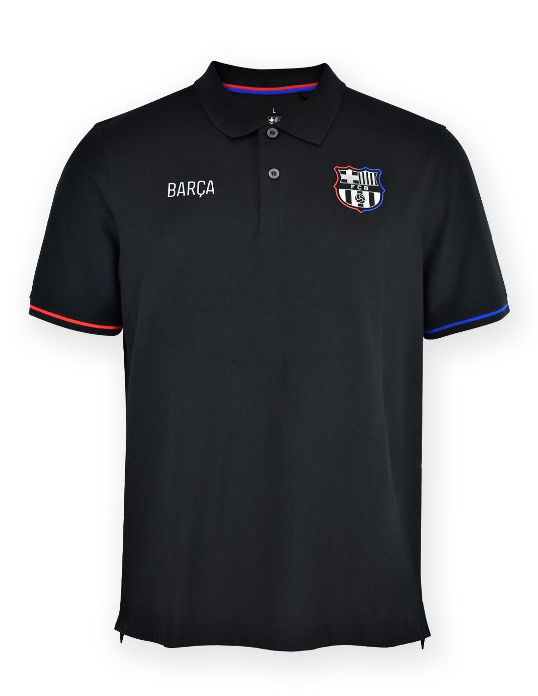 Koszulka Barcelona 25/26 z czarnym kołnierzykiem