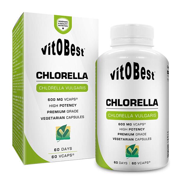 Chlorella - 60 kapsułek roślinnych VitoBest
