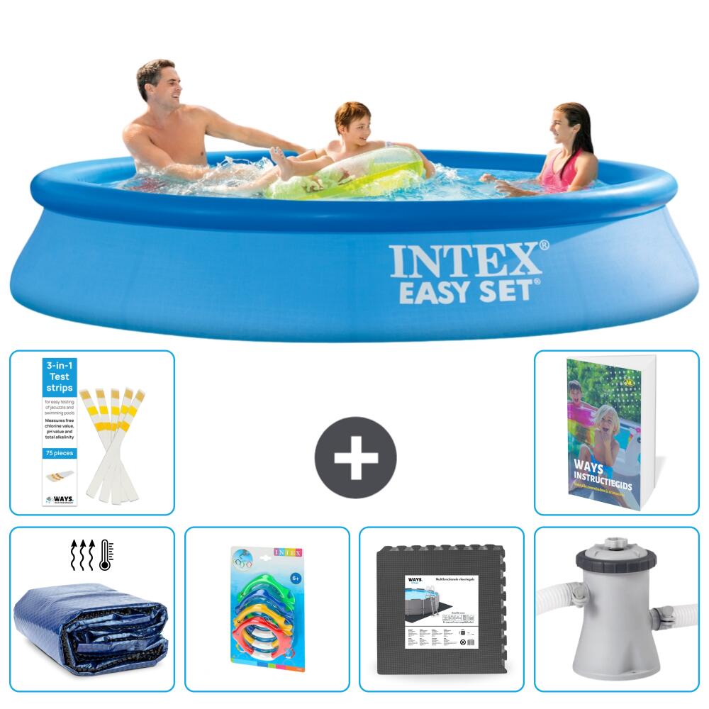 INTEX Basen Easy Set Okrągły - 305x61 cm - 7-częściowy S3