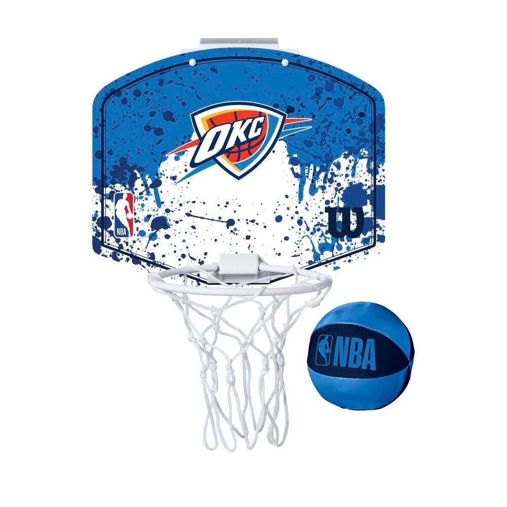 Фото - Баскетбольне кільце Wilson Mini kosz nba Oklahoma City Thunder Niebieski 
