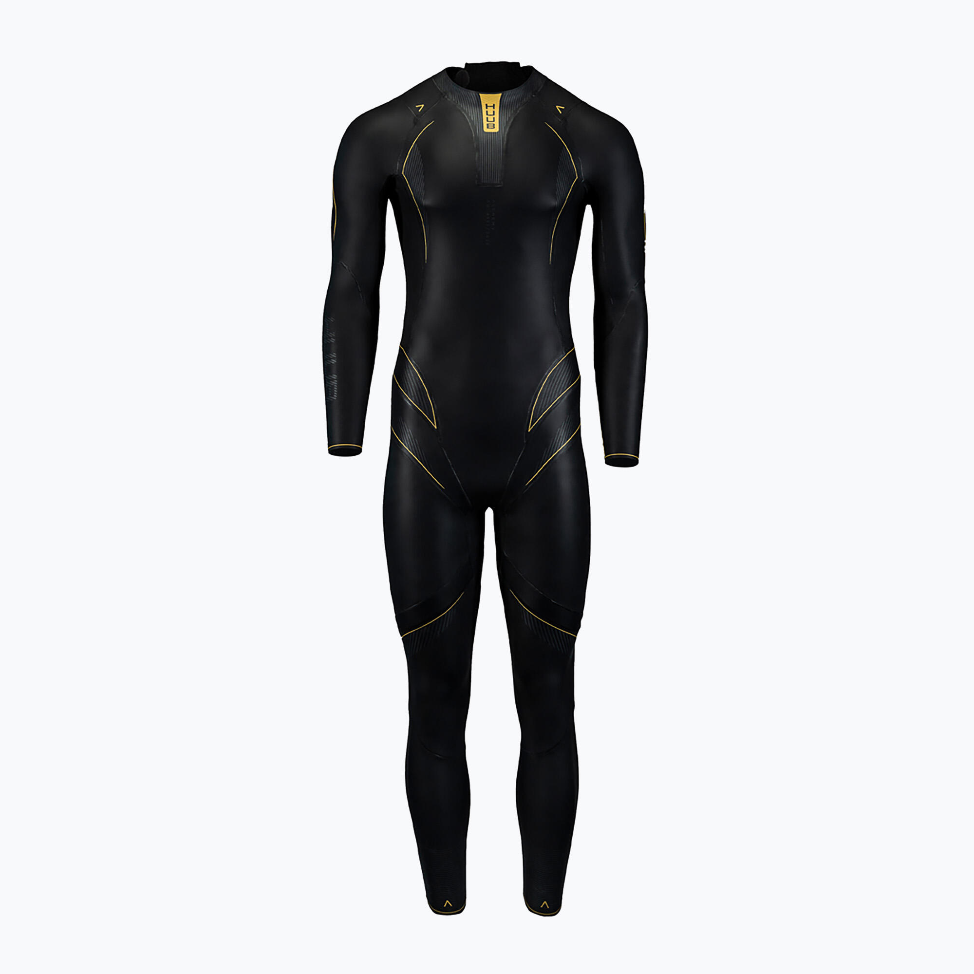 Pianka triathlonowa męska HUUB Alchemy 3:5 mm black/grey/gold
