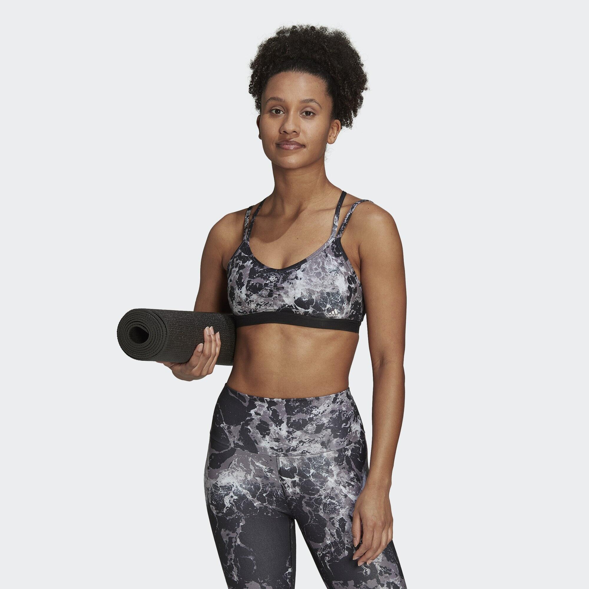 Damski lekki biustonosz adidas Yoga Essentials Studio