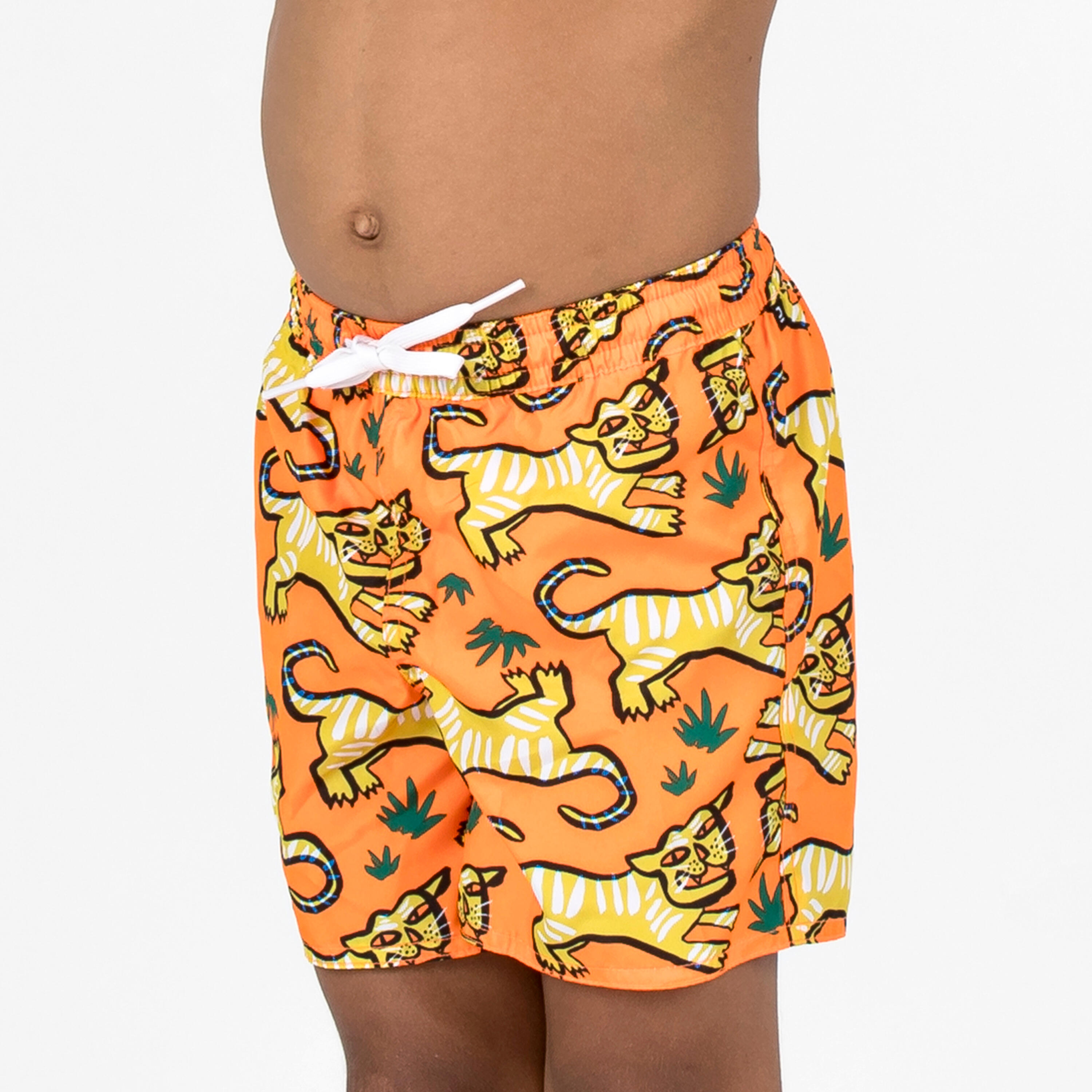Spodenki surfingowe dla dzieci Olaian 100 Tiger