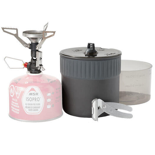 outdoorowy MSR Zestaw kuchenny PocketRocket Deluxe - palnik gazowy