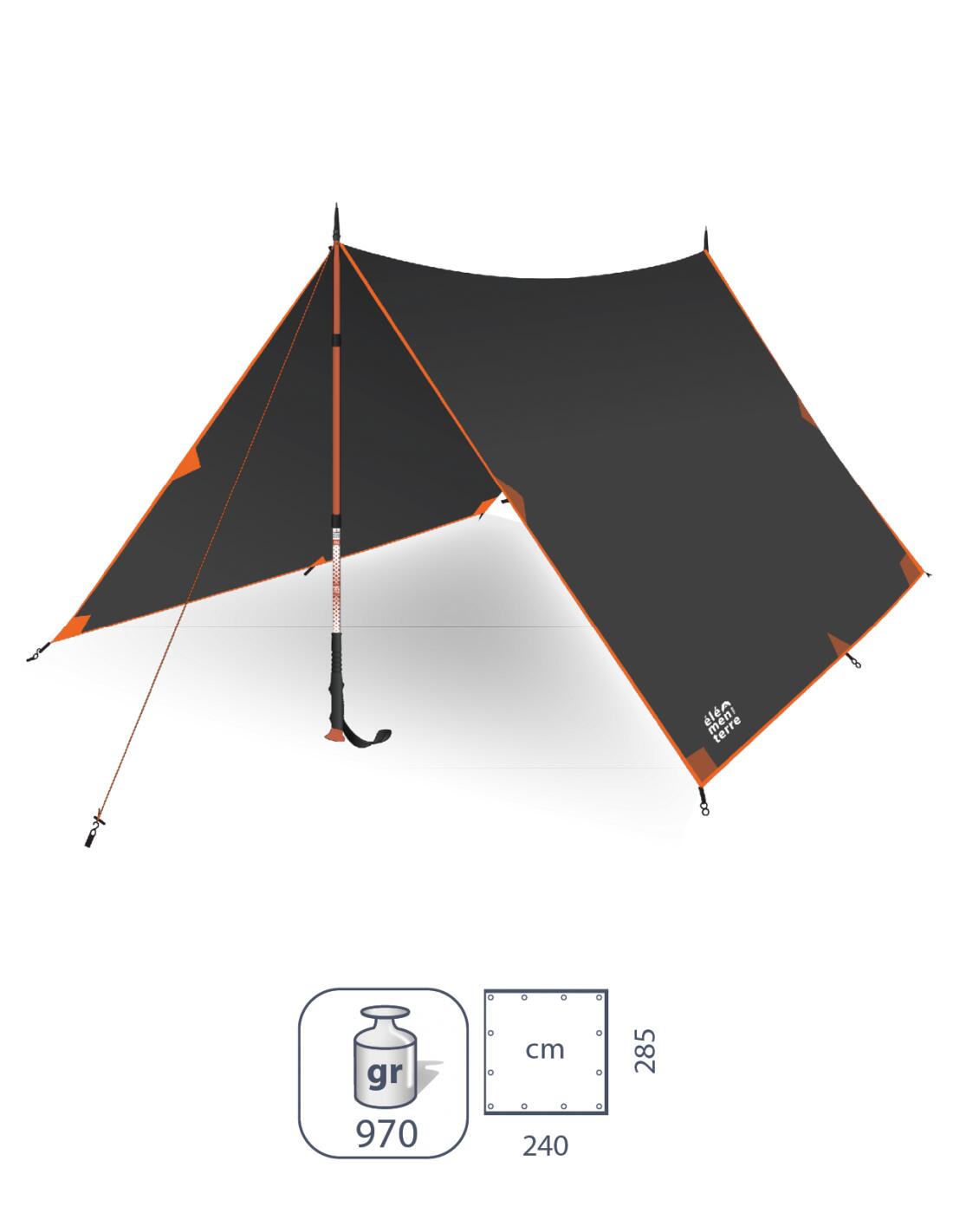 Tompkins tarp / abri de tente